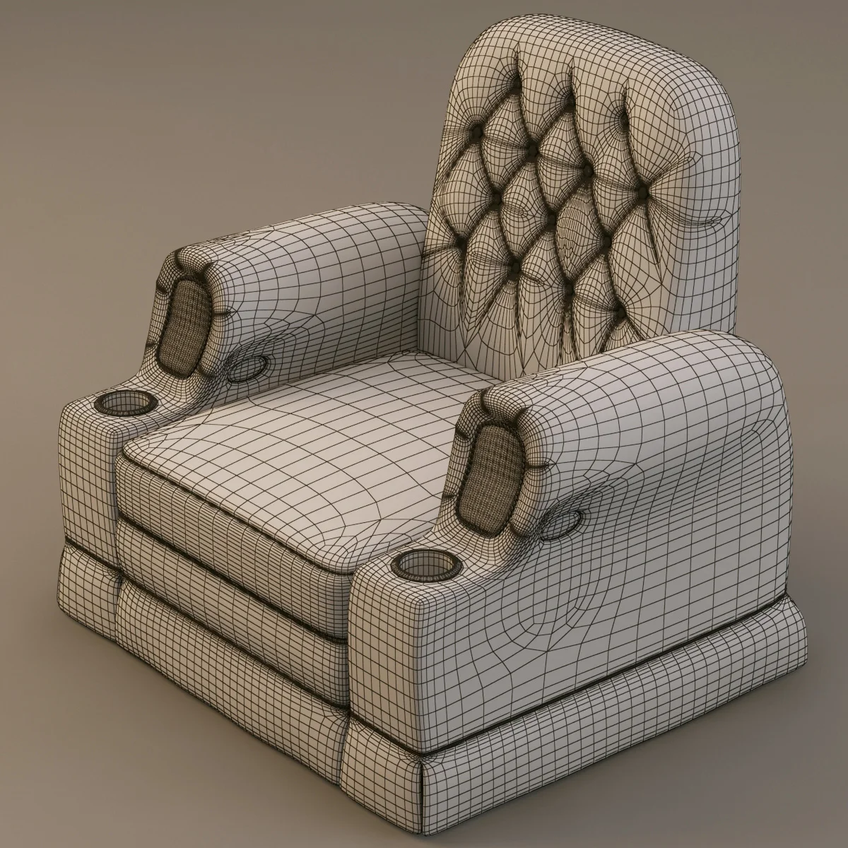 Cinema Seat — 3D model preview 3
