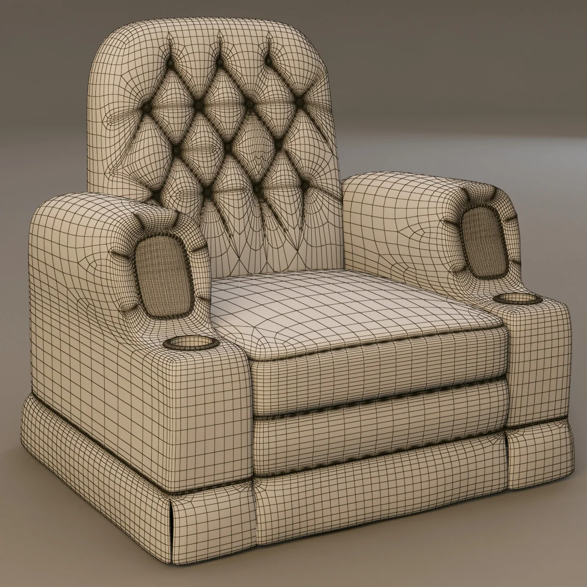 Cinema Seat — 3D model preview 5