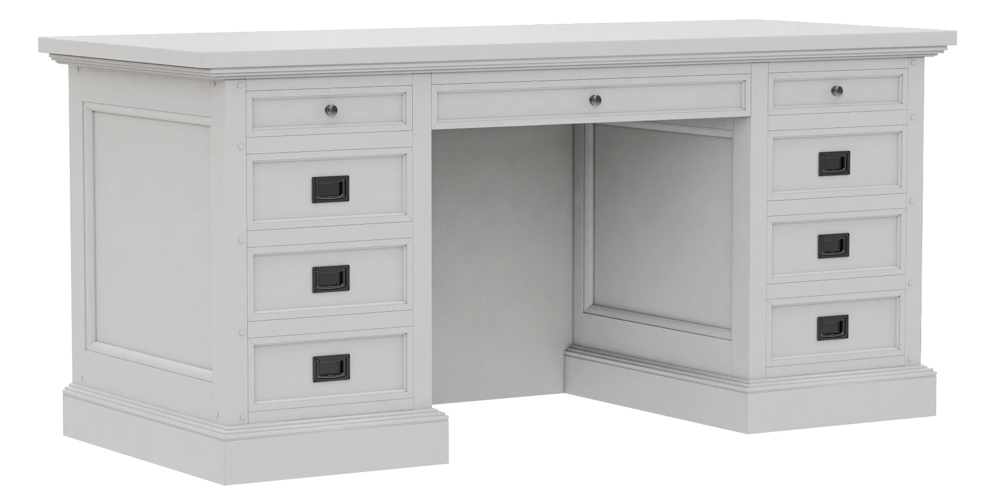 Dantone Home Oxford Desk — 3D model preview 3