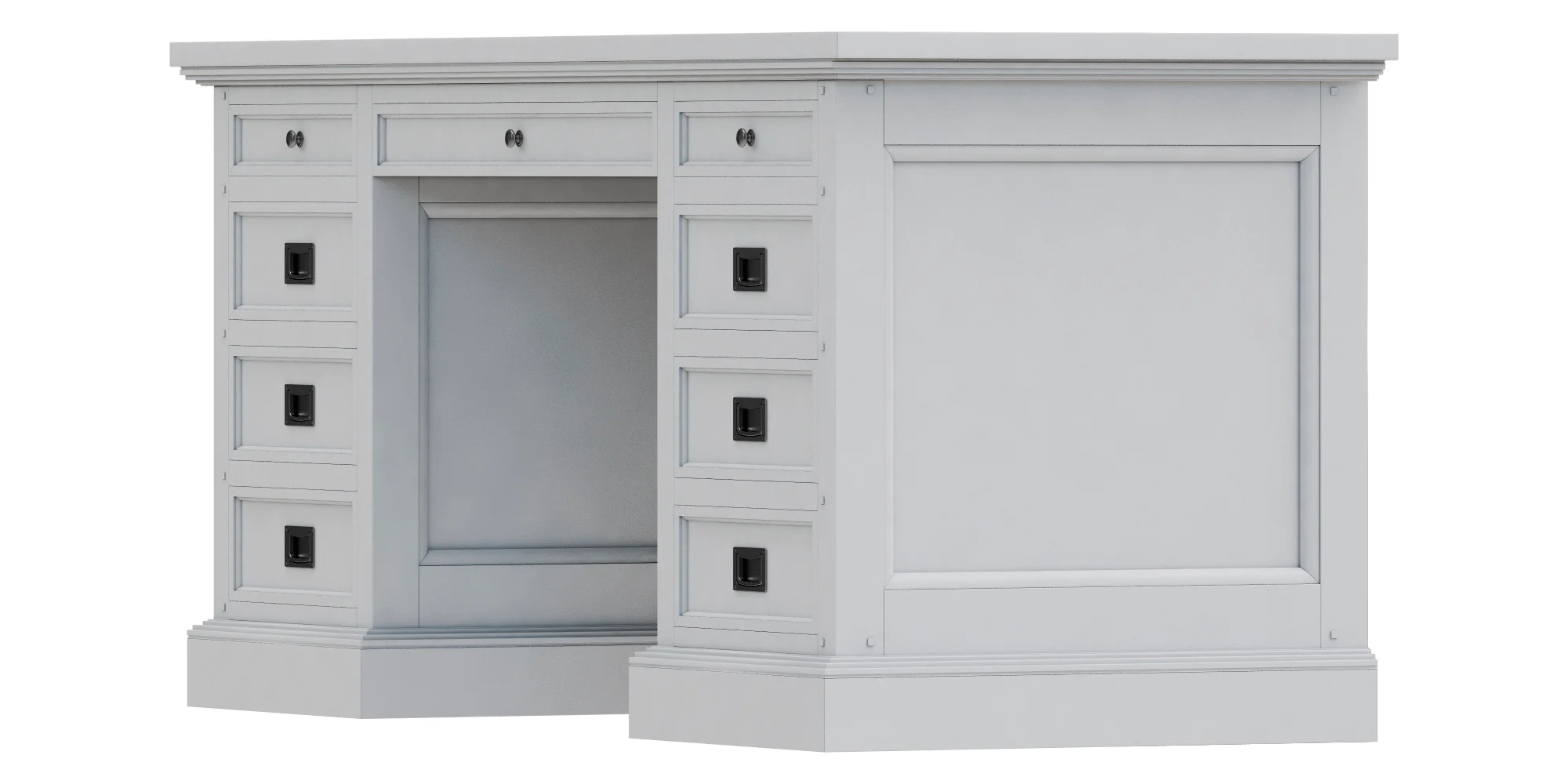 Dantone Home Oxford Desk — 3D model preview 7