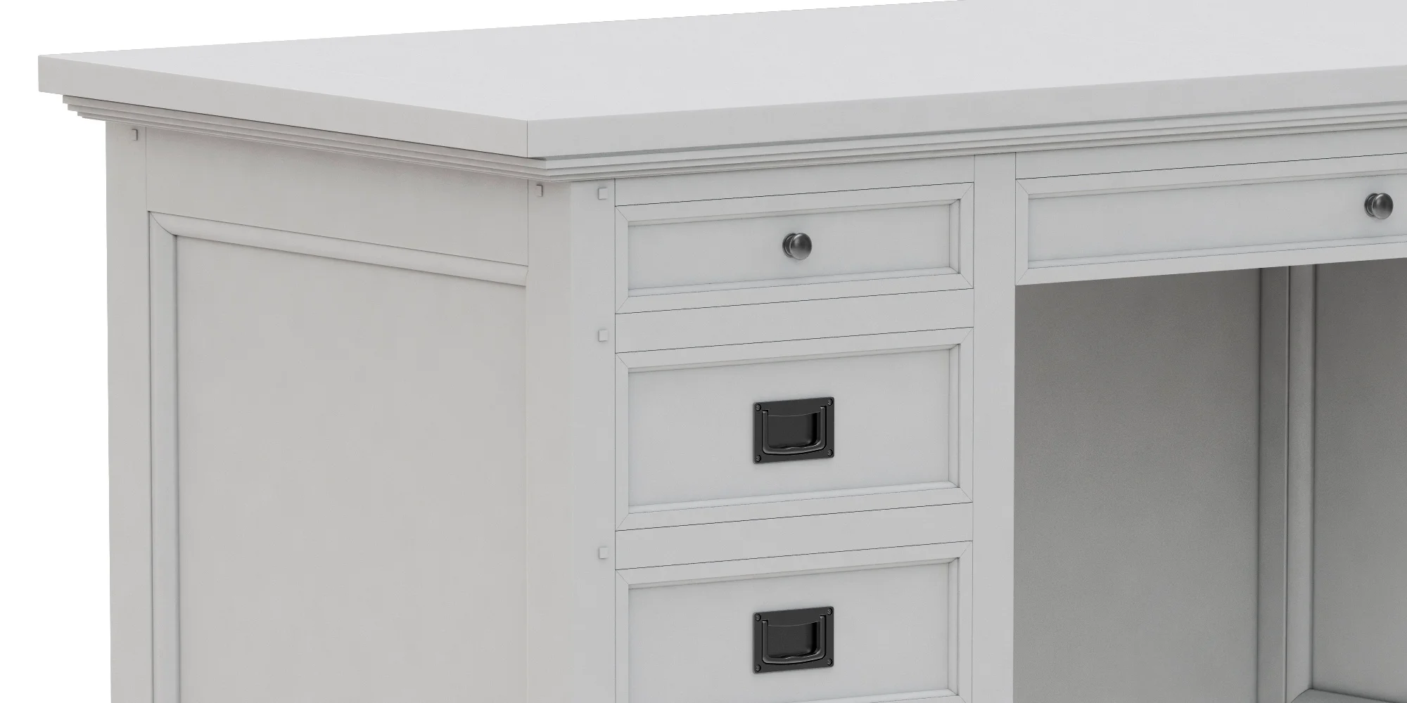 Dantone Home Oxford Desk — 3D model preview 8
