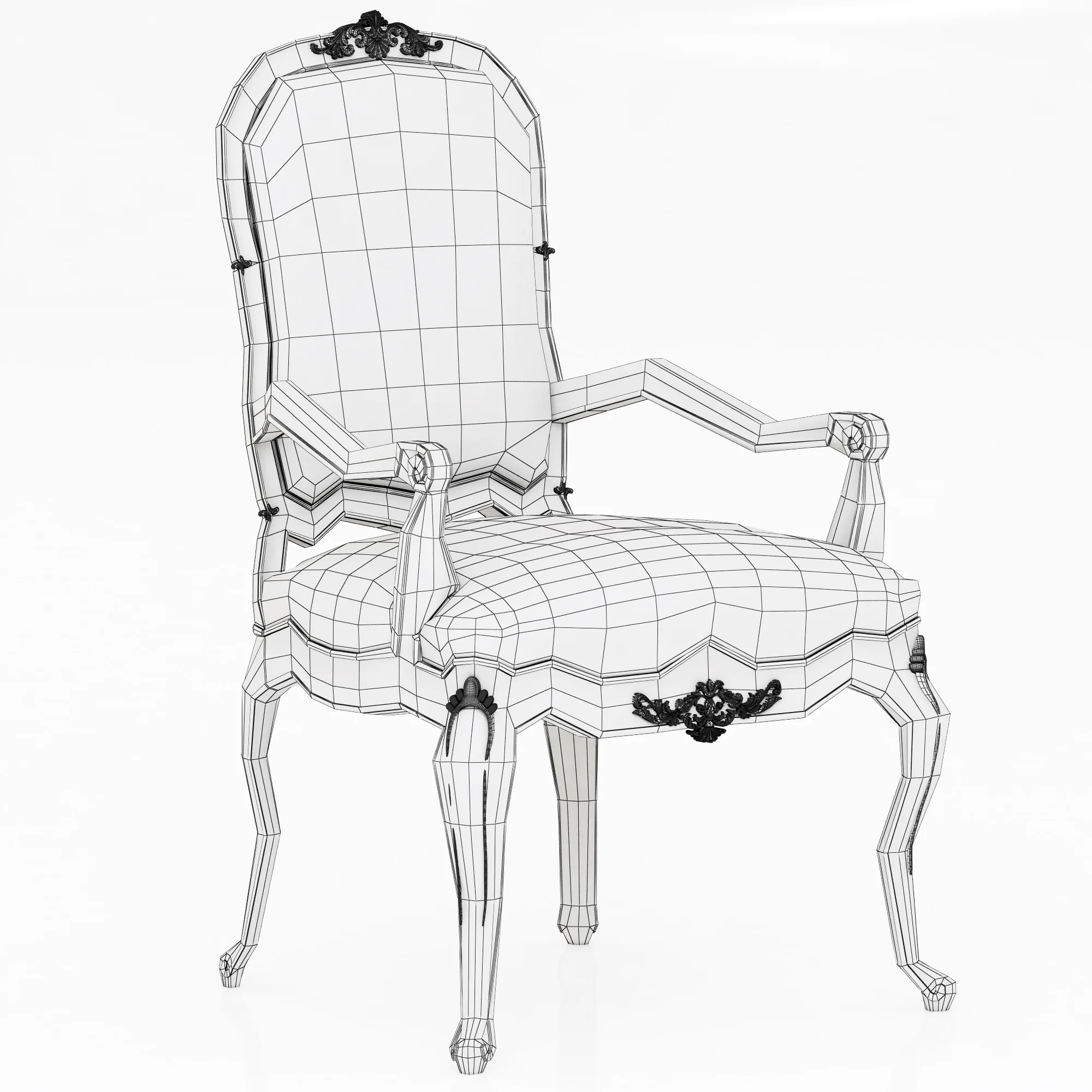 InStyle Faberge Chair — 3D model preview 6