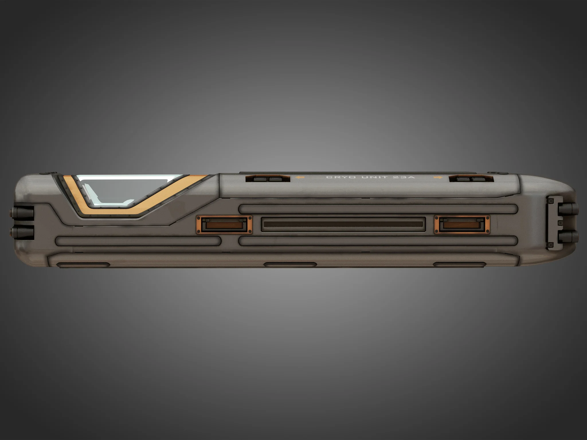 Cryo Capsule — 3D model preview 1