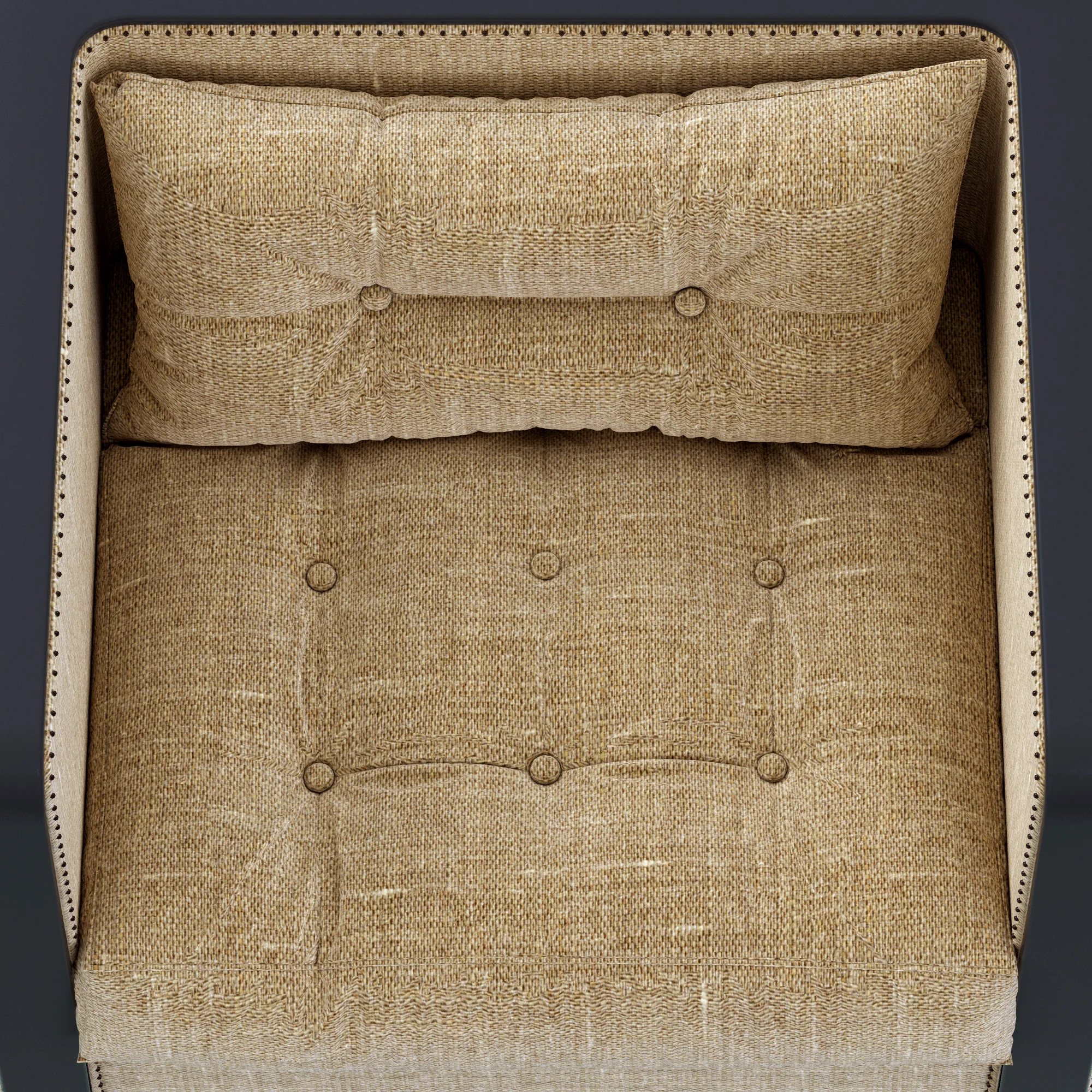 Restoration Hardware Shelter Arm Upholstered Chair — 3D model preview 3