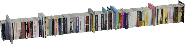 Decorative Book Collection – 60+ Varied Titles Shelf Set, 3D model preview 2