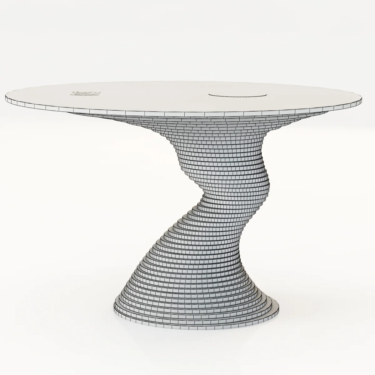 Restoration Hardware Stack 50 Table — 3D model preview 7