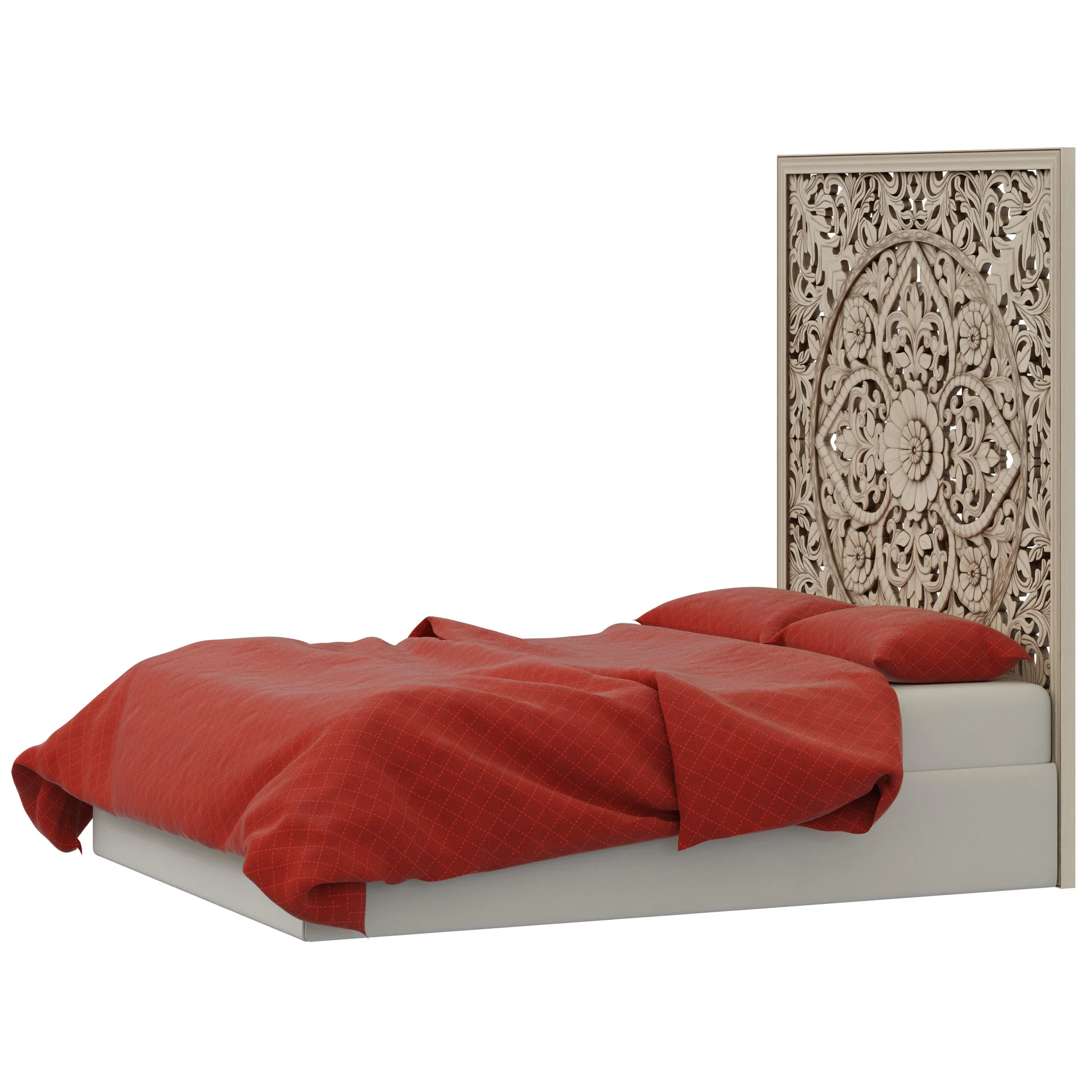RH Teen Anaya Platform Bed — 3D model preview 2