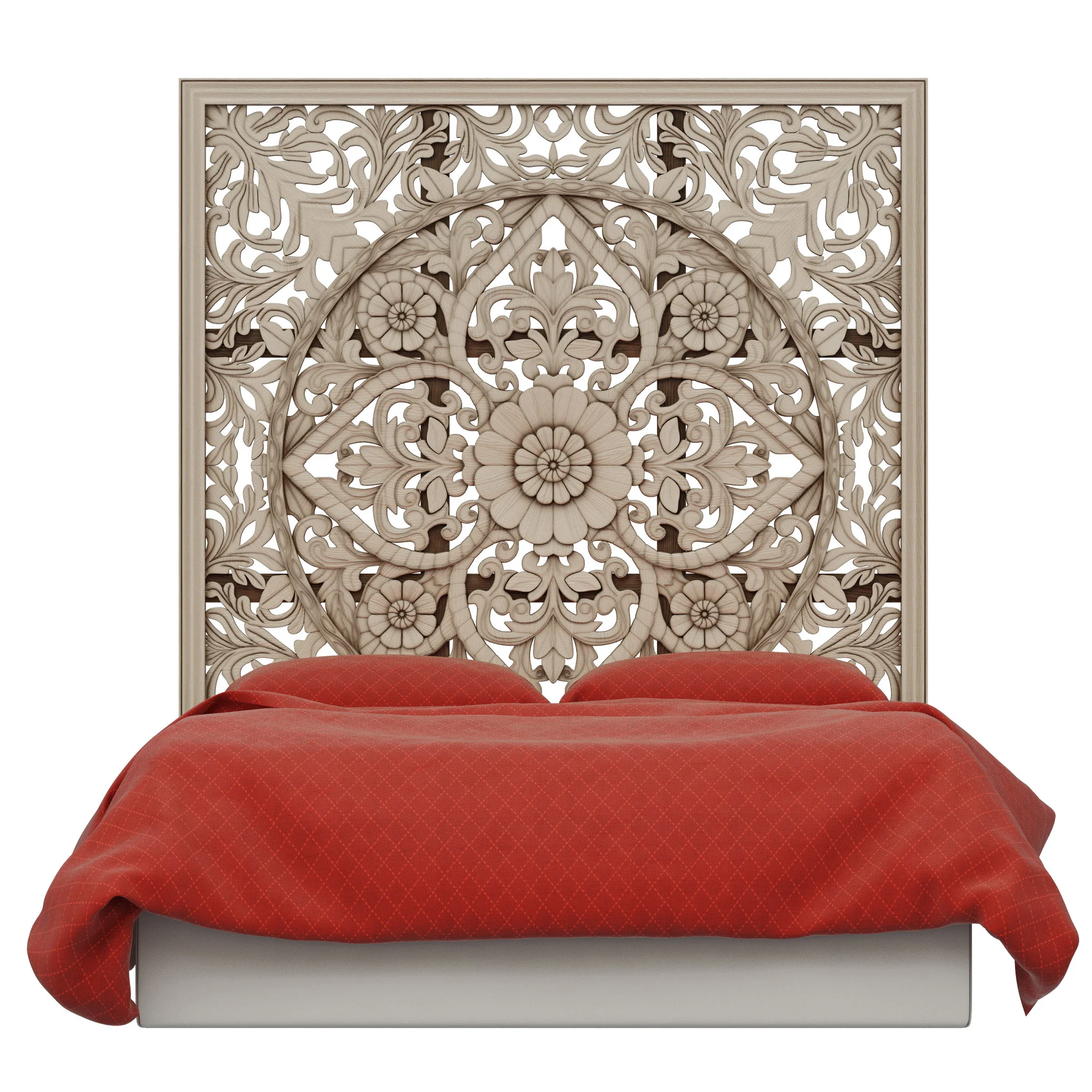 RH Teen Anaya Platform Bed — 3D model preview 6