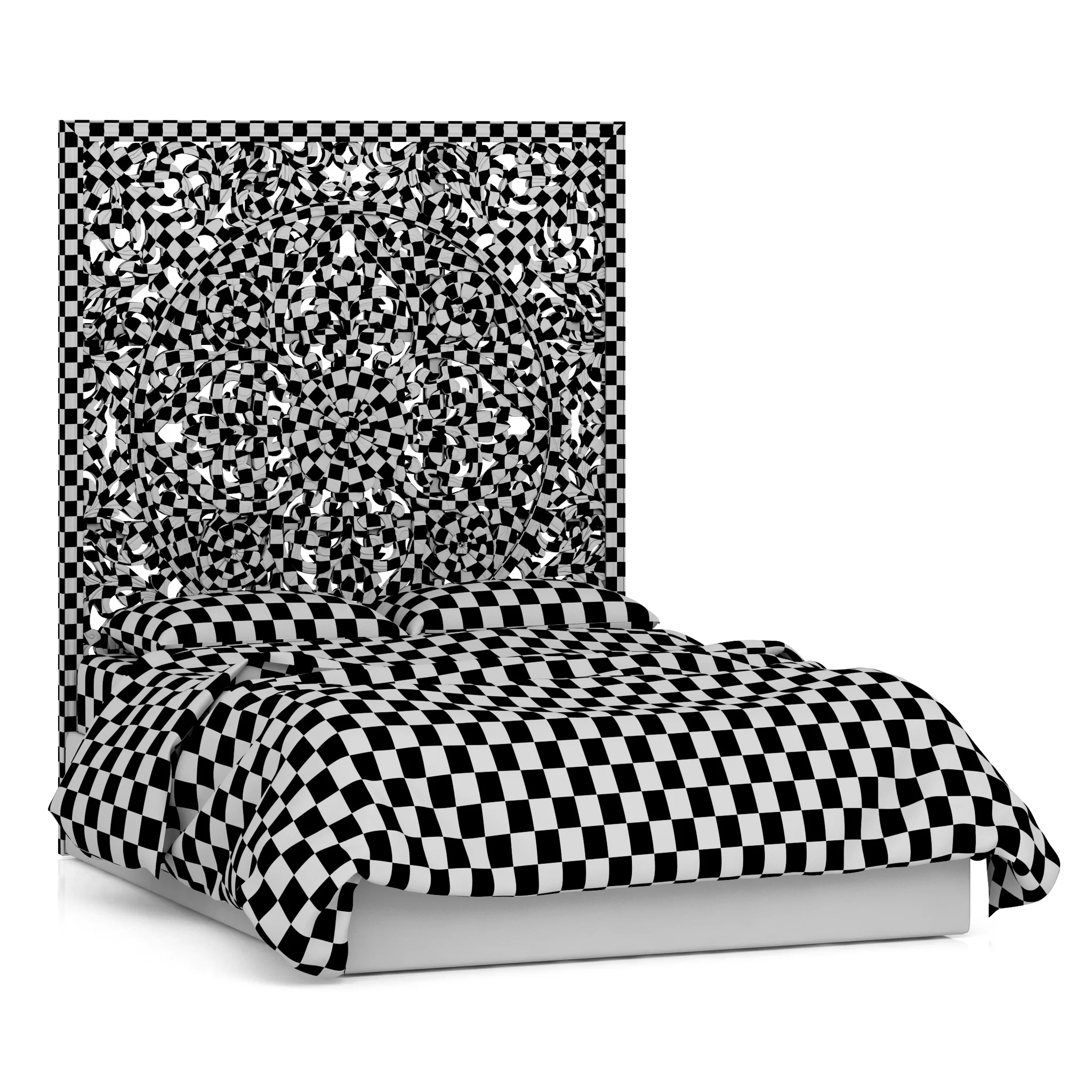 RH Teen Anaya Platform Bed — 3D model preview 9