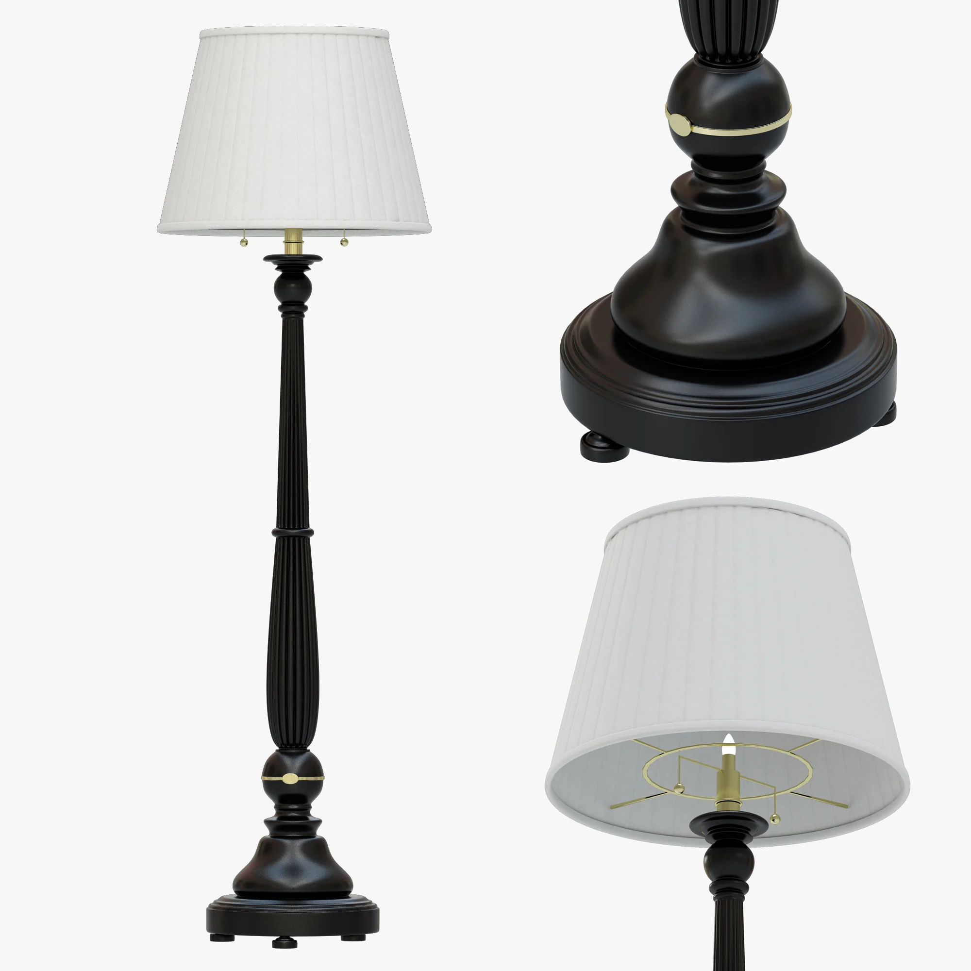 Ralph Lauren ASTOR FLOOR LAMP — 3D model preview 8