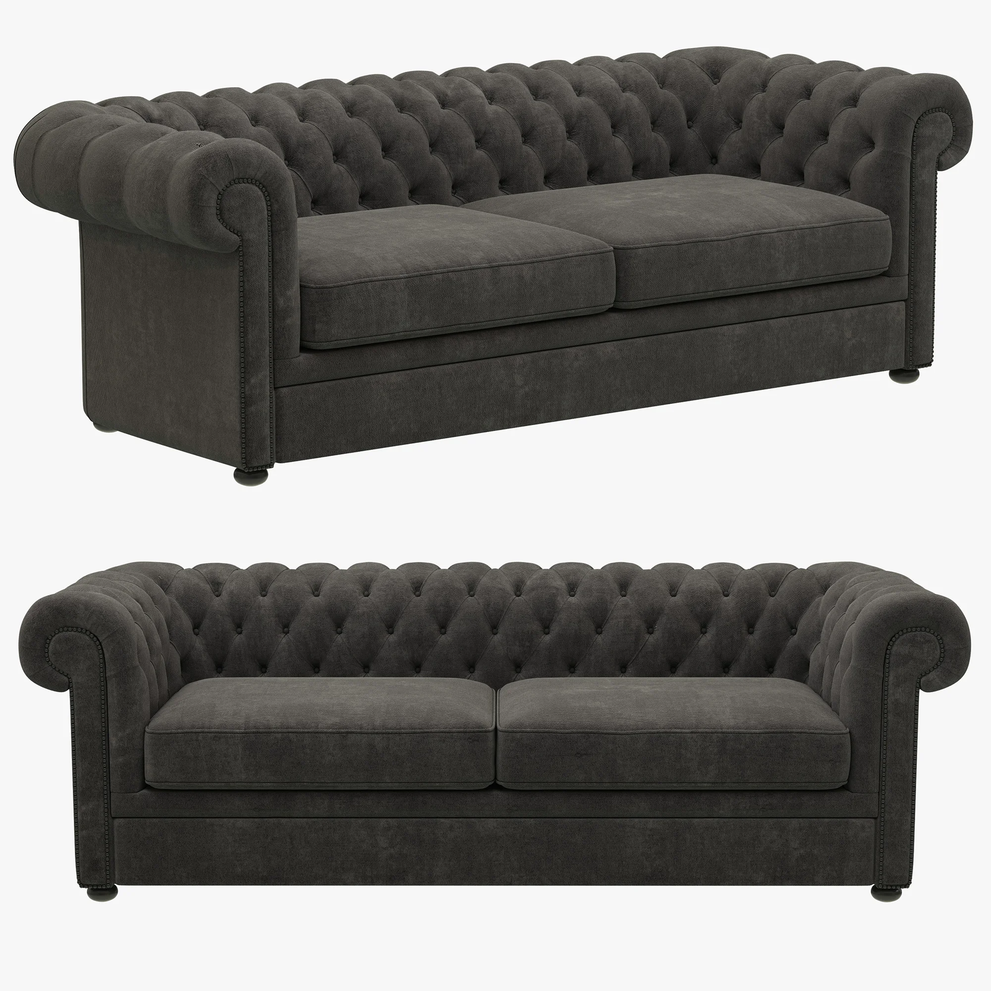 Dantone Home Rochester Sofa — 3D model preview 2