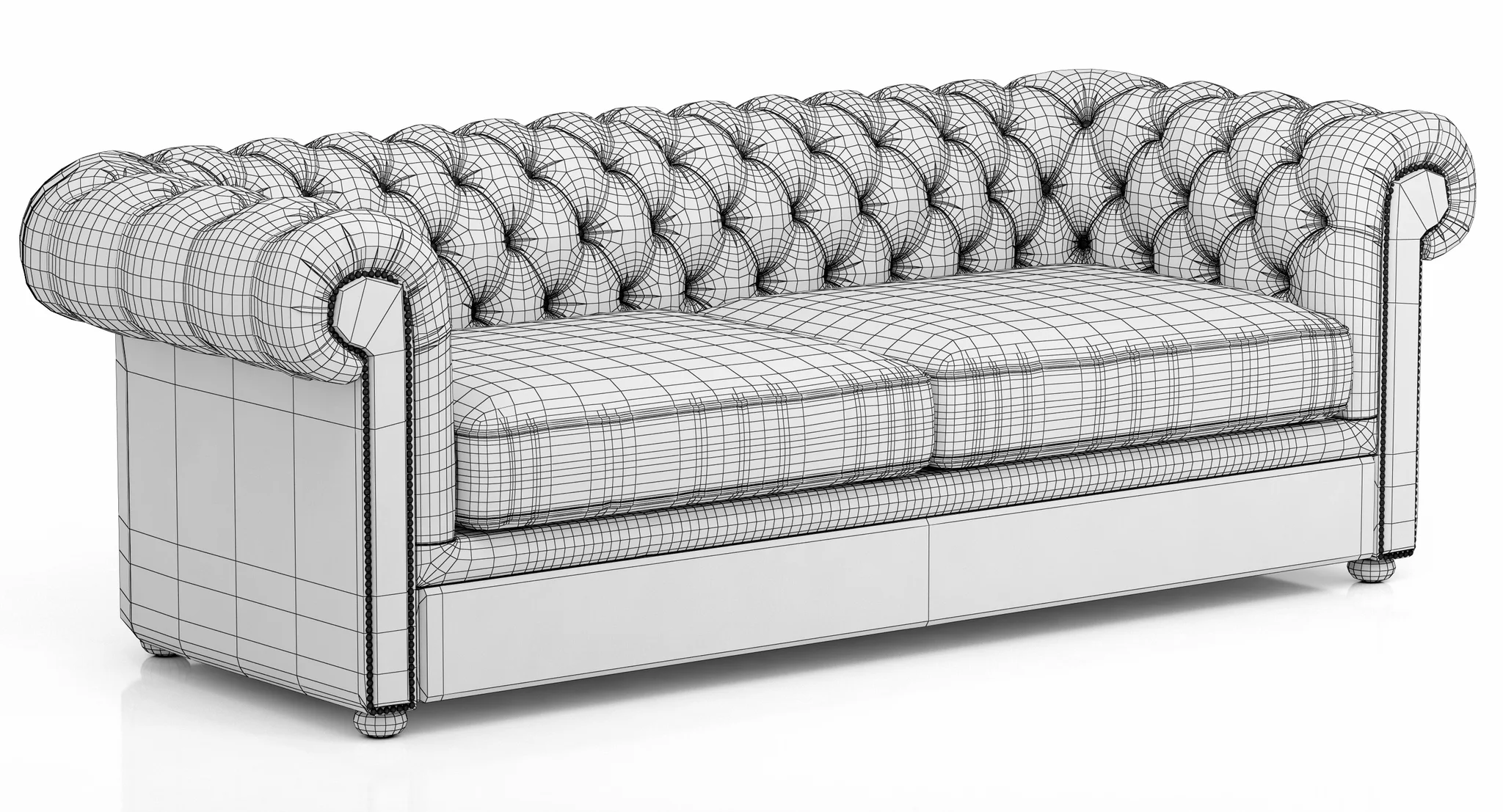 Dantone Home Rochester Sofa — 3D model preview 8