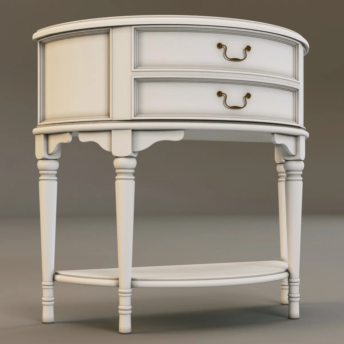 Laura Ashley Console, 3D model preview 2