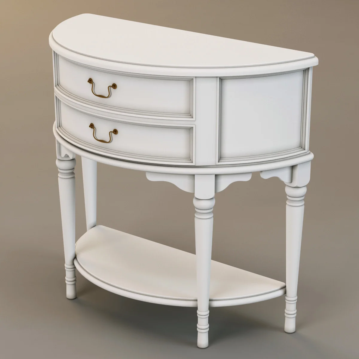 Laura Ashley Console, 3D model preview 3