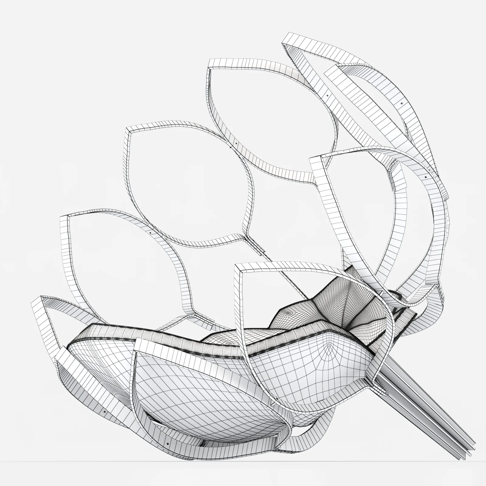 Bourgogne Chair By Mikael Ling — 3D model preview 1