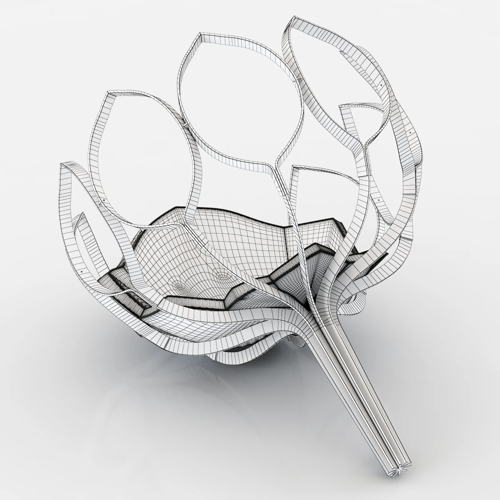 Bourgogne Chair By Mikael Ling — 3D model preview 10