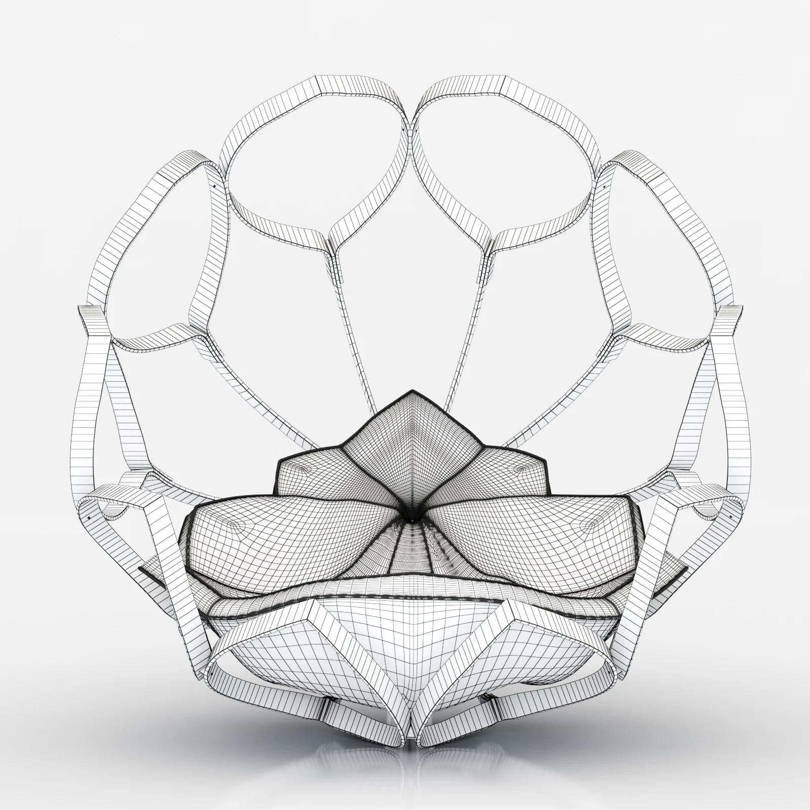 Bourgogne Chair By Mikael Ling — 3D model preview 12