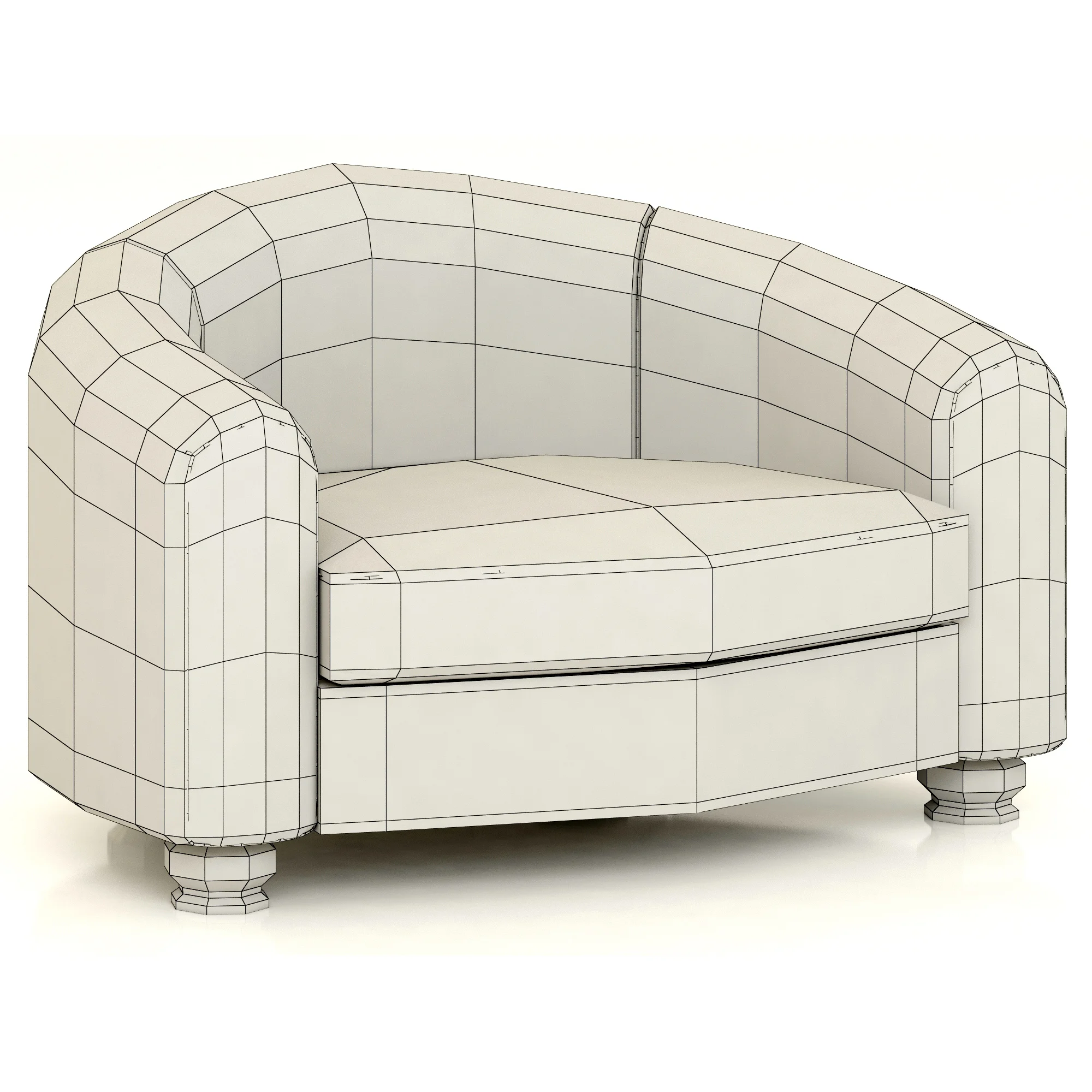 Eichholtz Chair Caponi — 3D model preview 5
