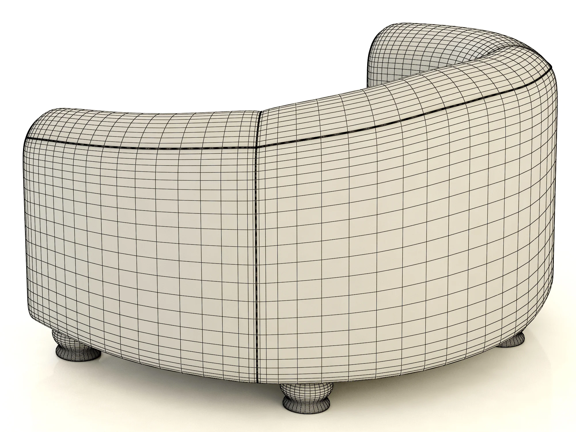 Eichholtz Chair Caponi — 3D model preview 10