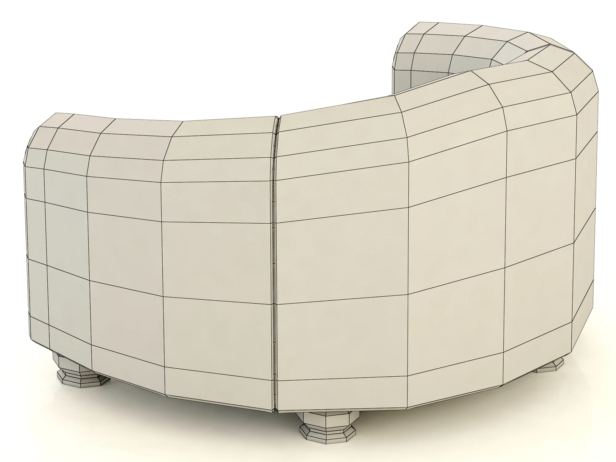 Eichholtz Chair Caponi — 3D model preview 11