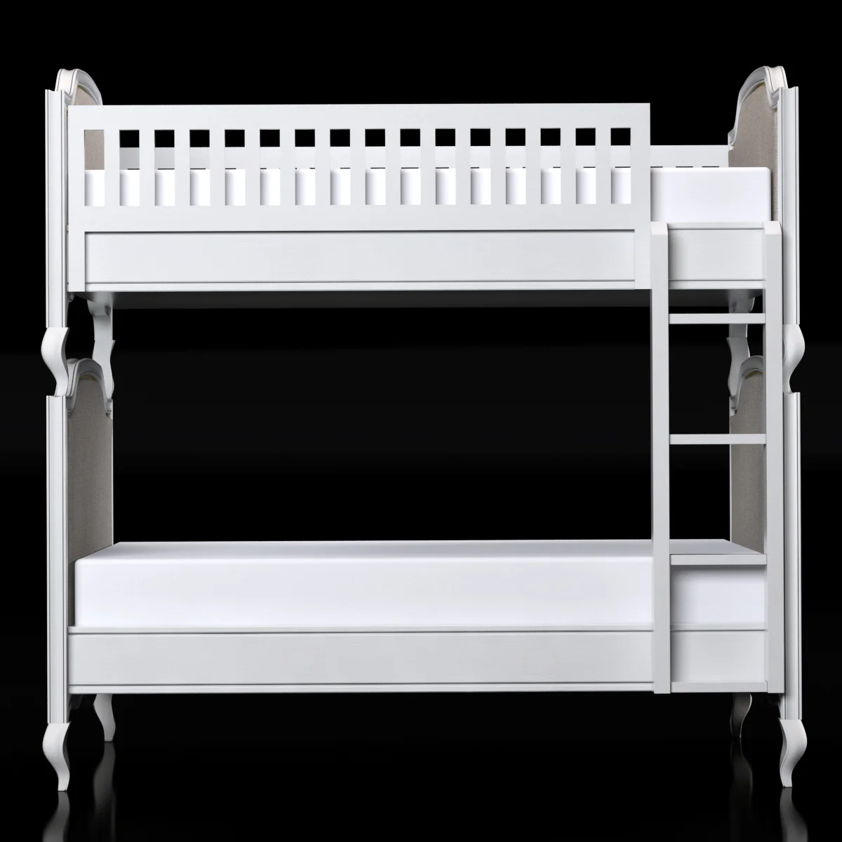 Restoration Hardware Marceline Twin Over Twin Bunk Bed — 3D model preview 3