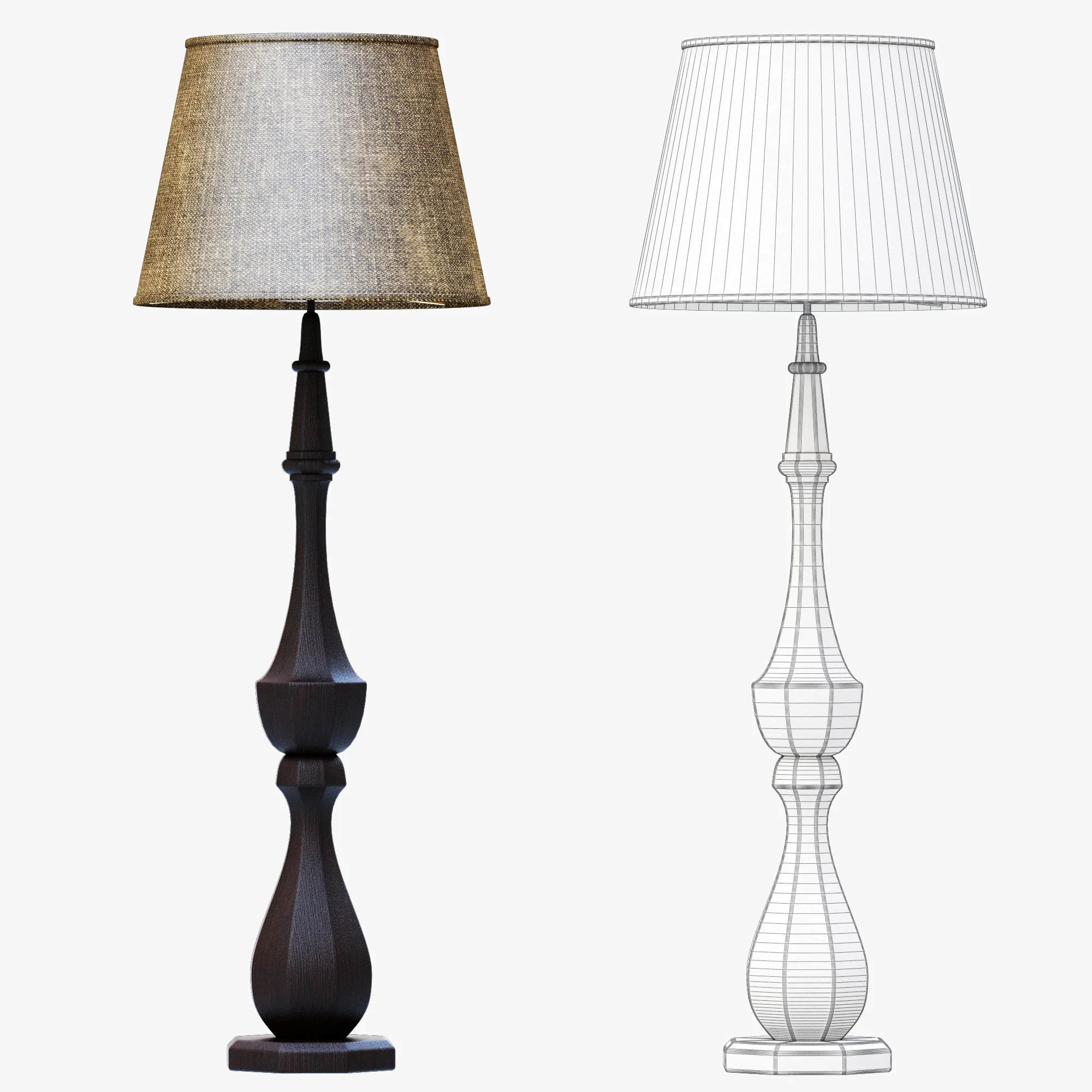 Arteriors Ellington Floor Lamp — 3D model preview 5