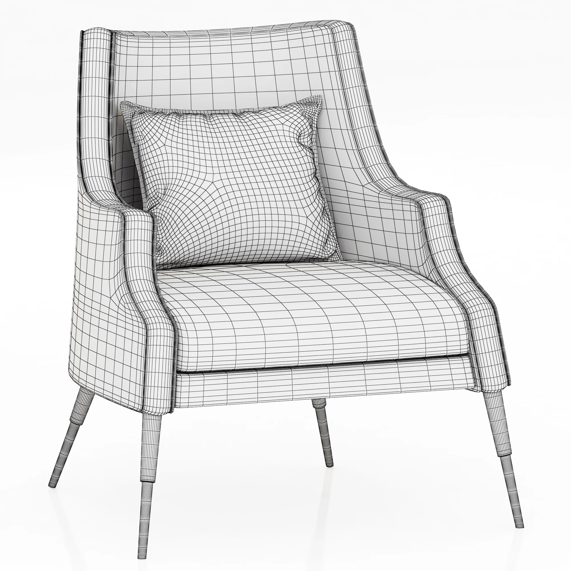 Delightfull ELIS ARMCHAIR — 3D model preview 6
