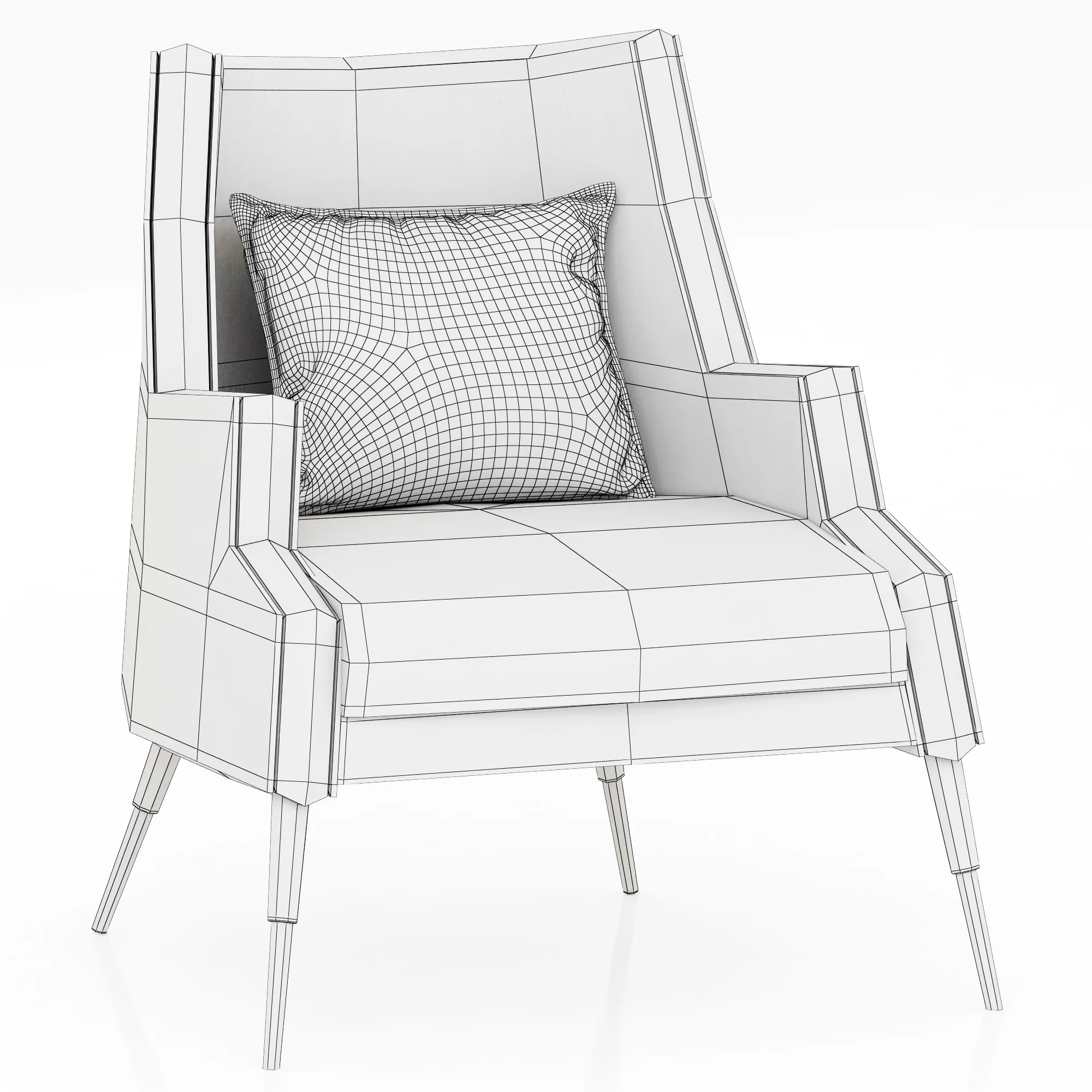 Delightfull ELIS ARMCHAIR — 3D model preview 7