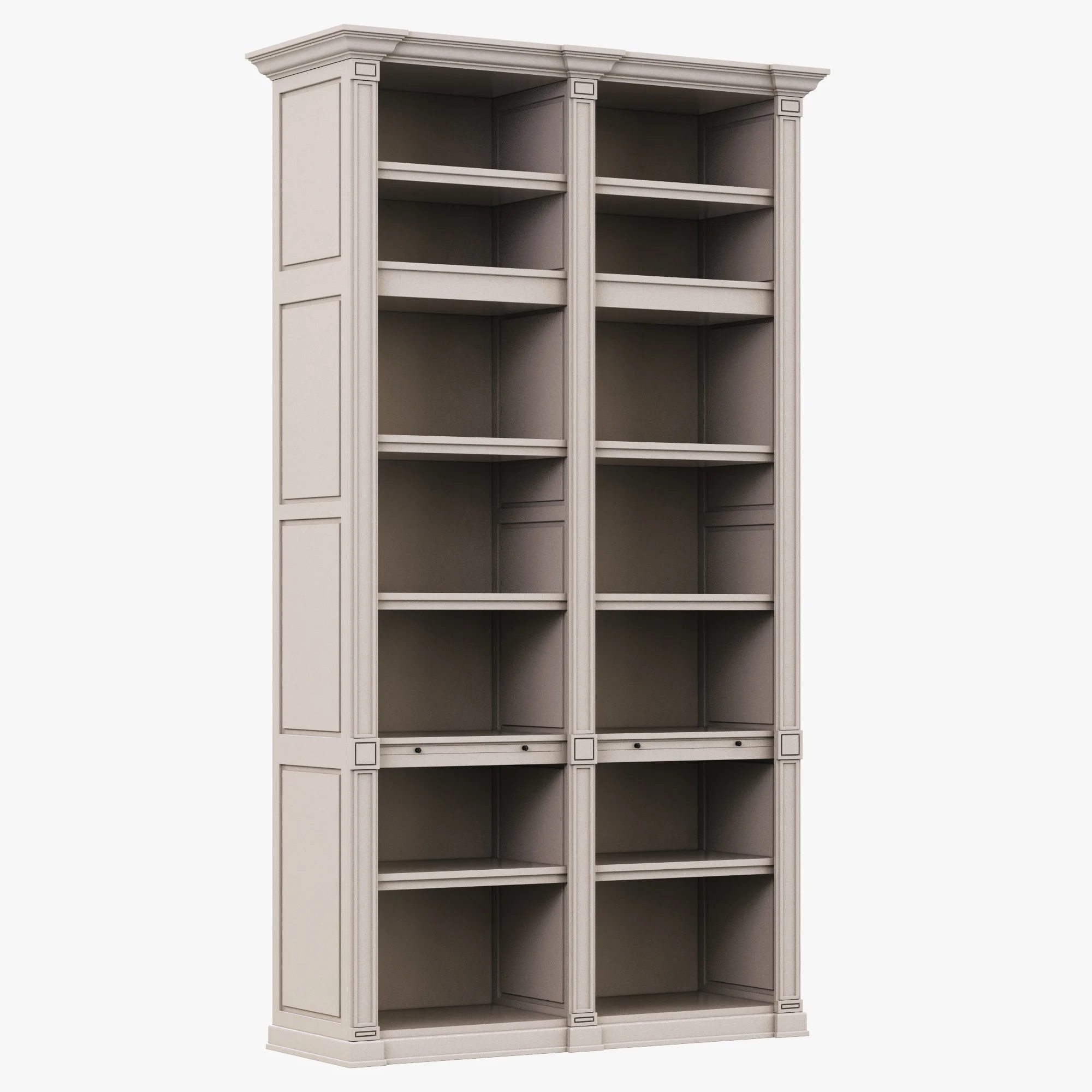 Restoration Hardware Atkins Double Shelving — 3D model preview 1