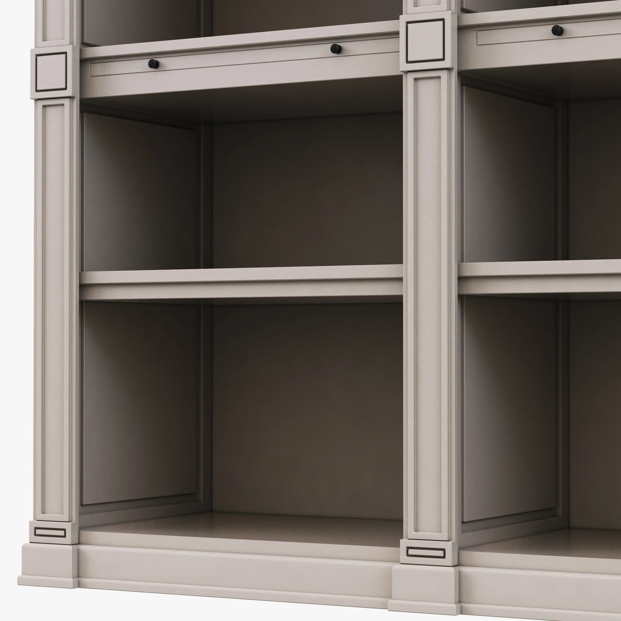 Restoration Hardware Atkins Double Shelving — 3D model preview 4