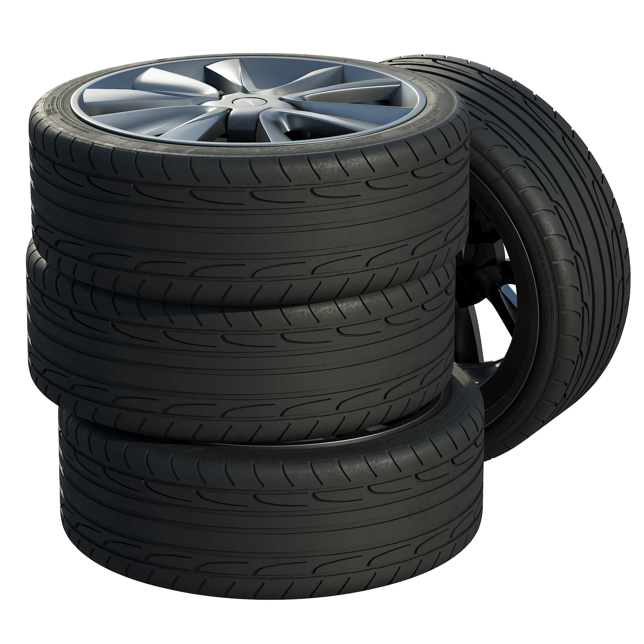Tesla Tire — 3D model preview 2