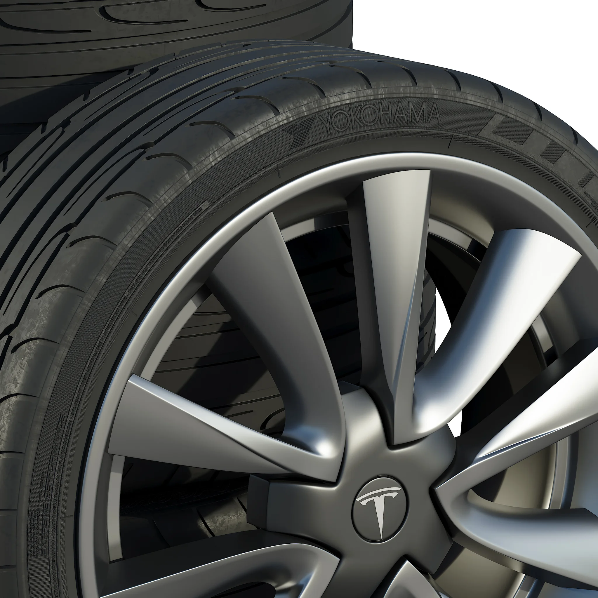 Tesla Tire — 3D model preview 3