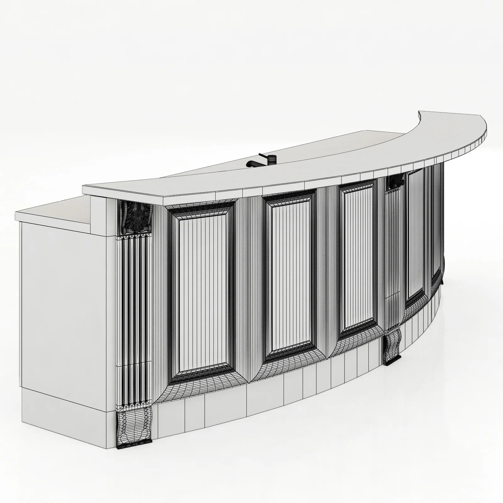 Kitchen Island3 — 3D model preview 7