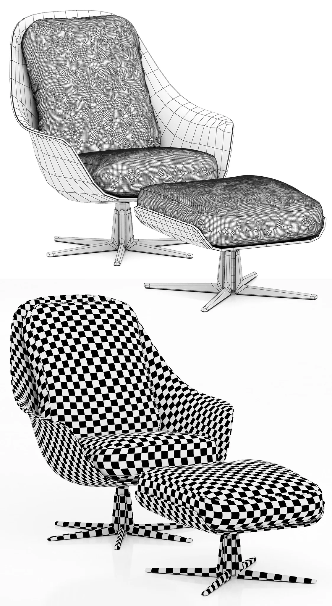 Flexform SVEVA — 3D model preview 9