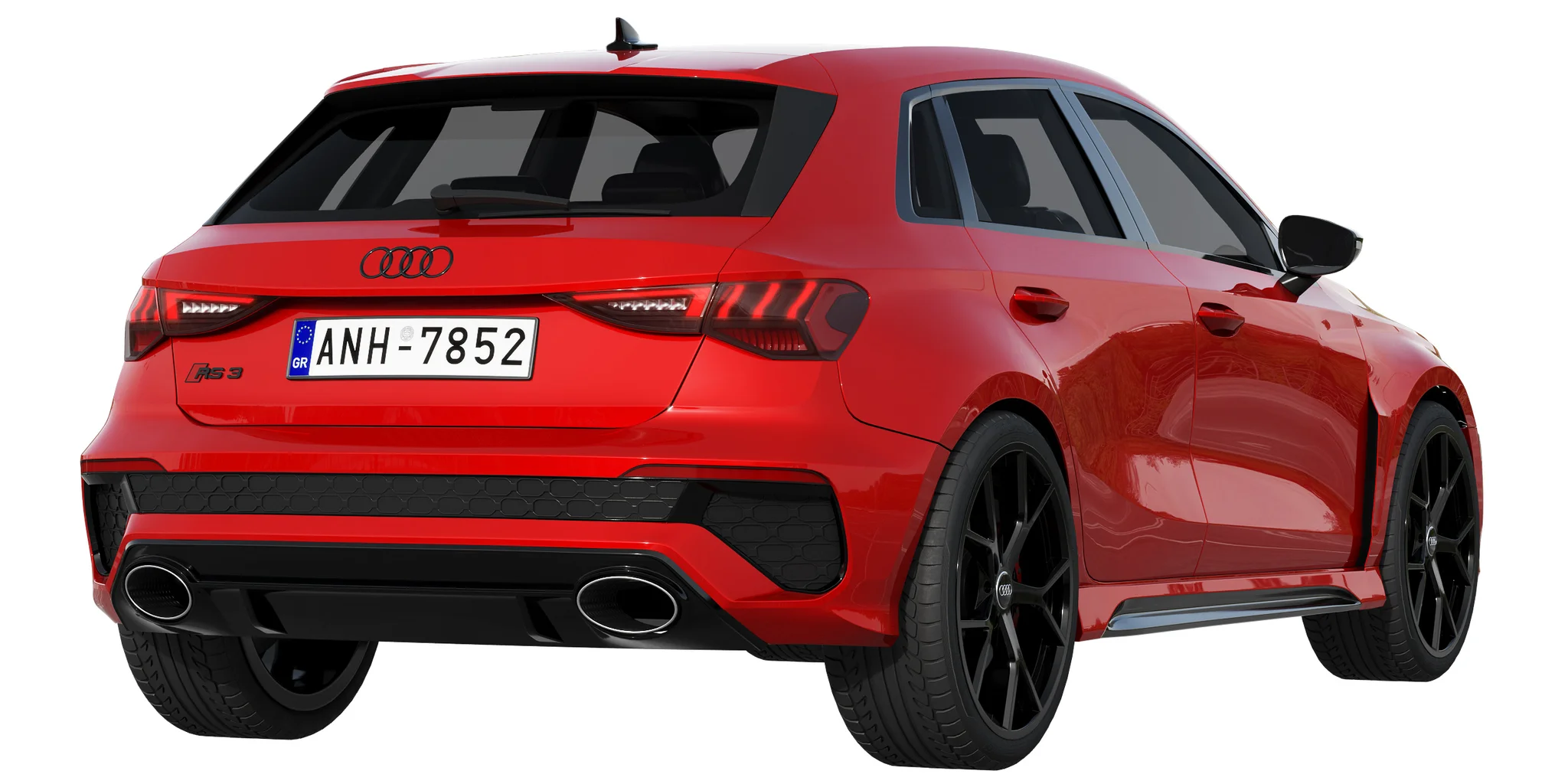 Audi RS 3 Sportback, 3D model preview 6