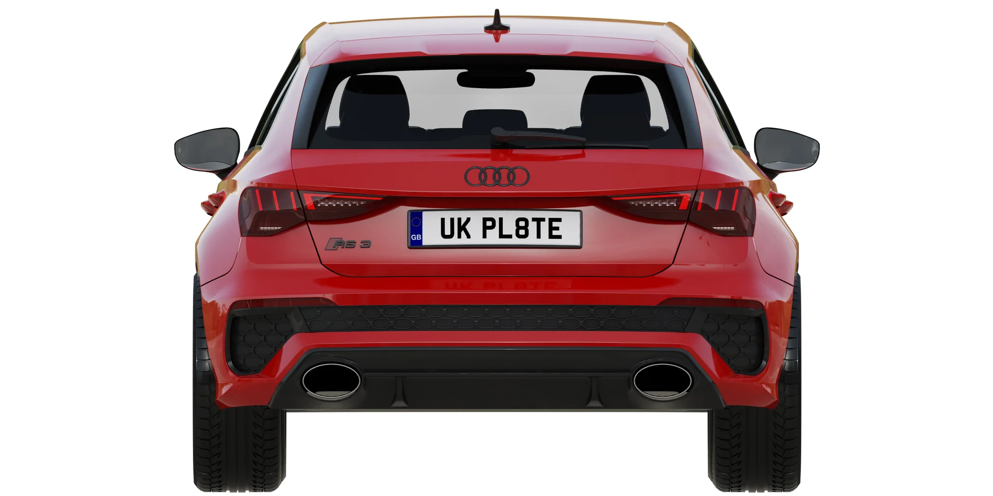 Audi RS 3 Sportback, 3D model preview 11