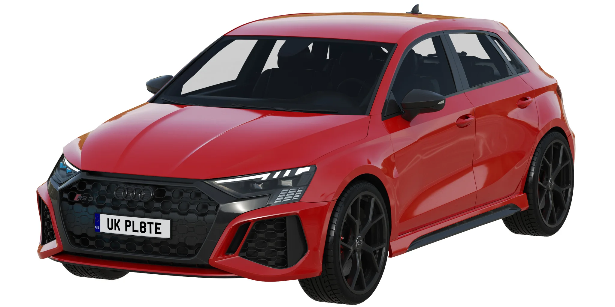 Audi RS 3 Sportback, 3D model preview 13