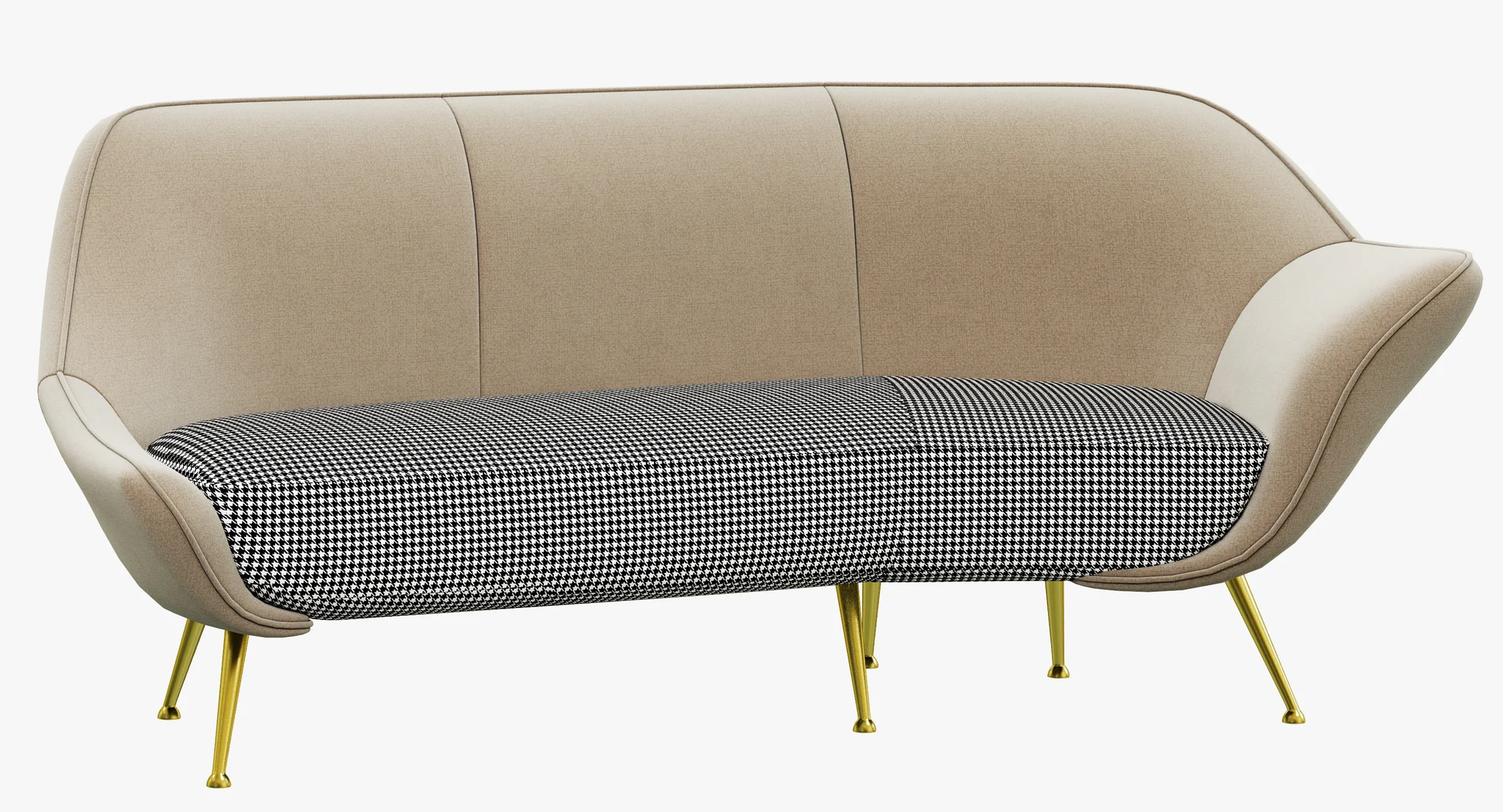 Baxter Mio Sofa — 3D model preview 1