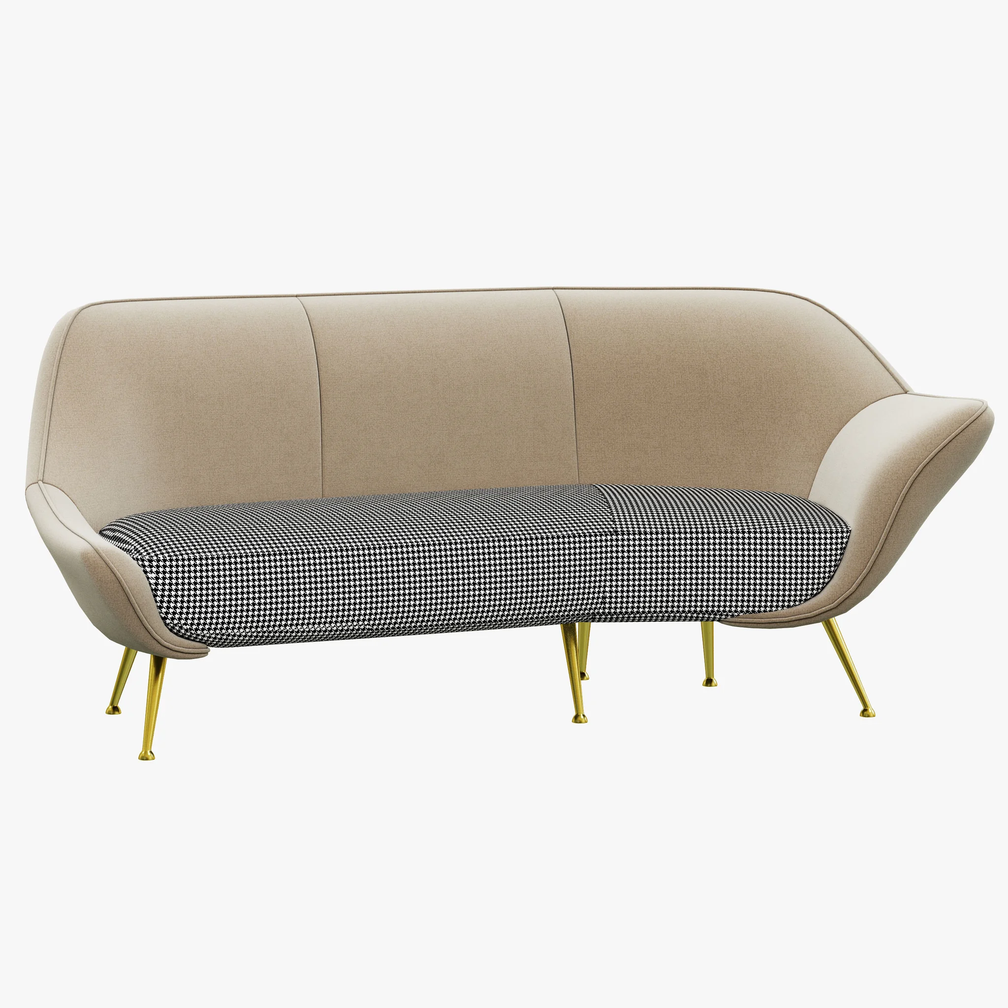 Baxter Mio Sofa — 3D model preview 2