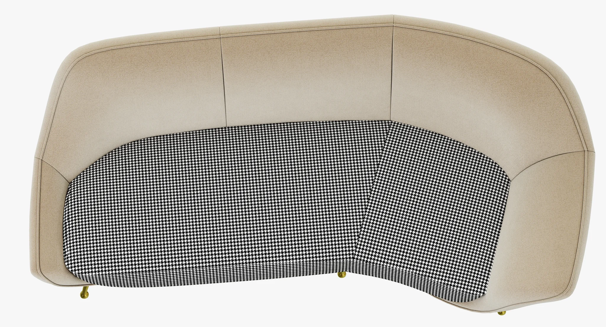 Baxter Mio Sofa — 3D model preview 4