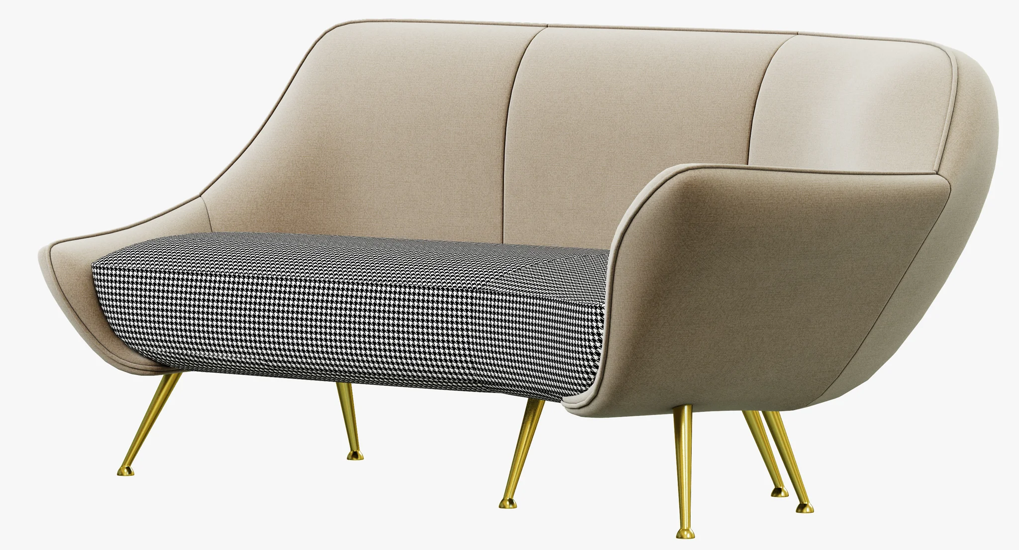 Baxter Mio Sofa — 3D model preview 5
