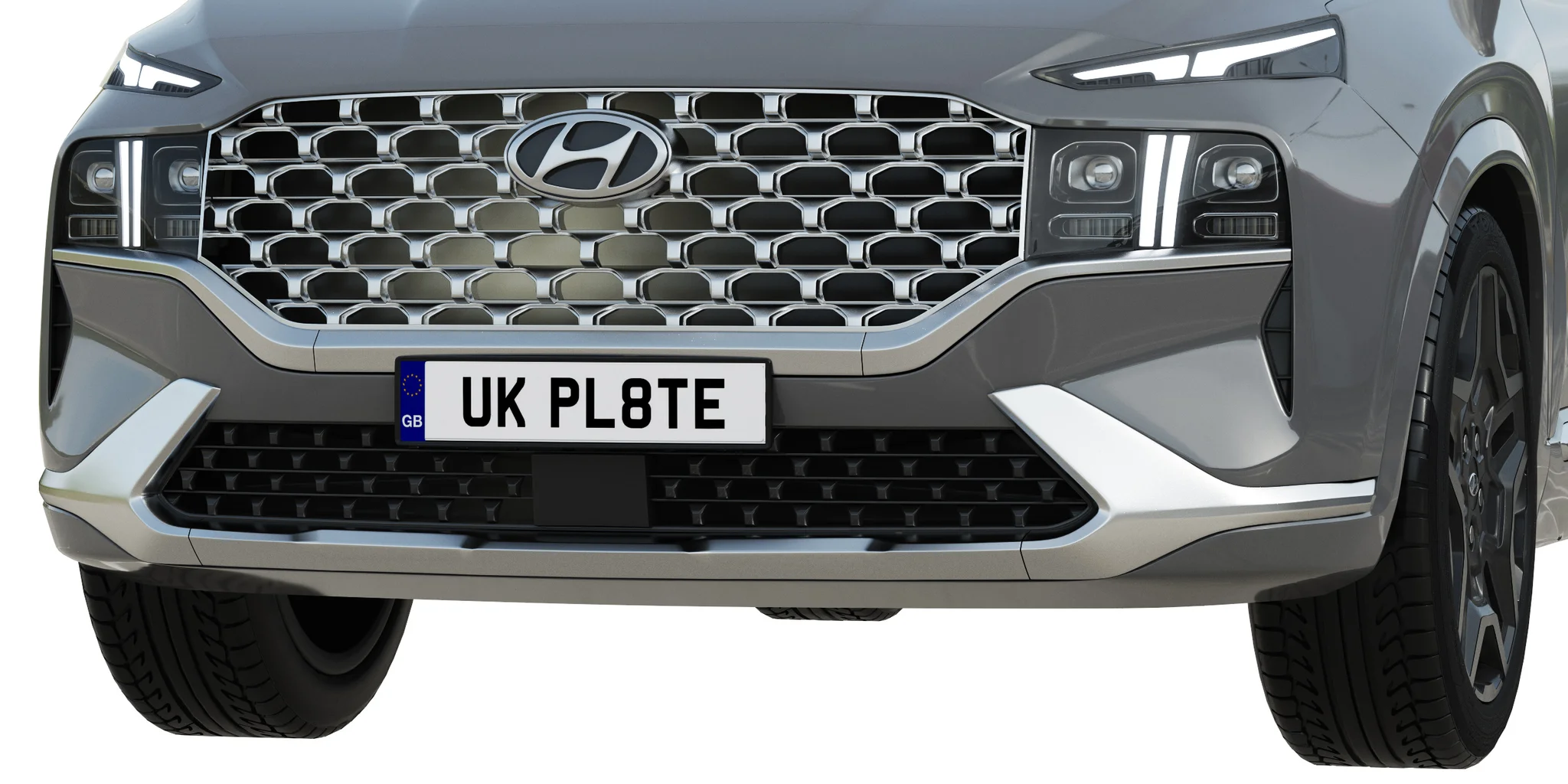 Hyundai Santa Fe, 3D model preview 4