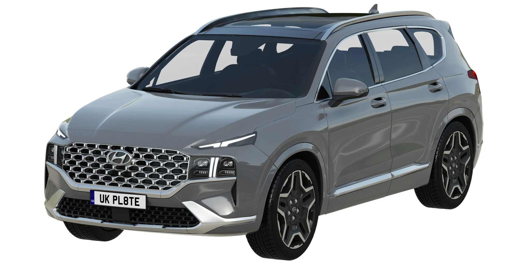 Hyundai Santa Fe, 3D model preview 13