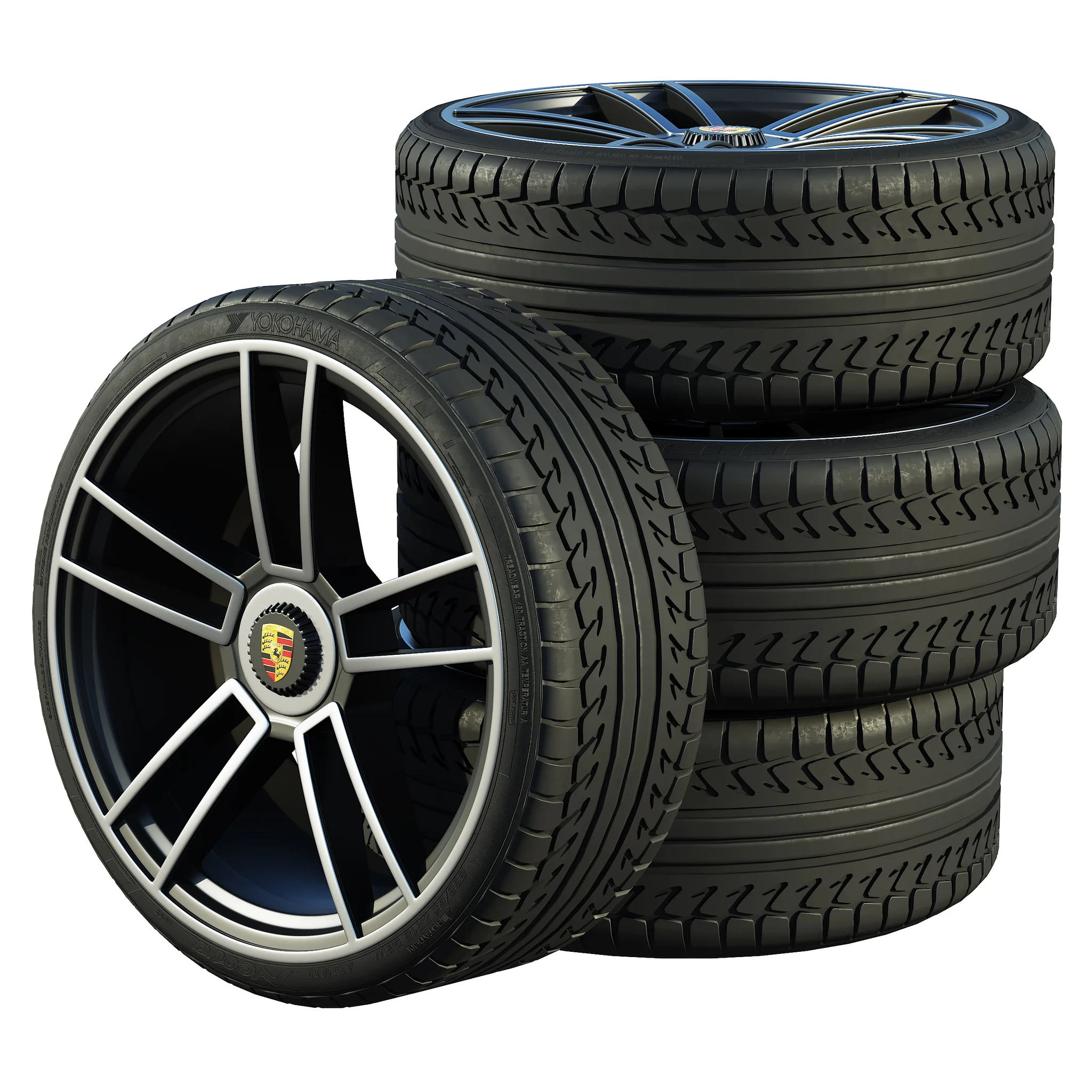 Porsche Tire 5 — 3D model preview 1