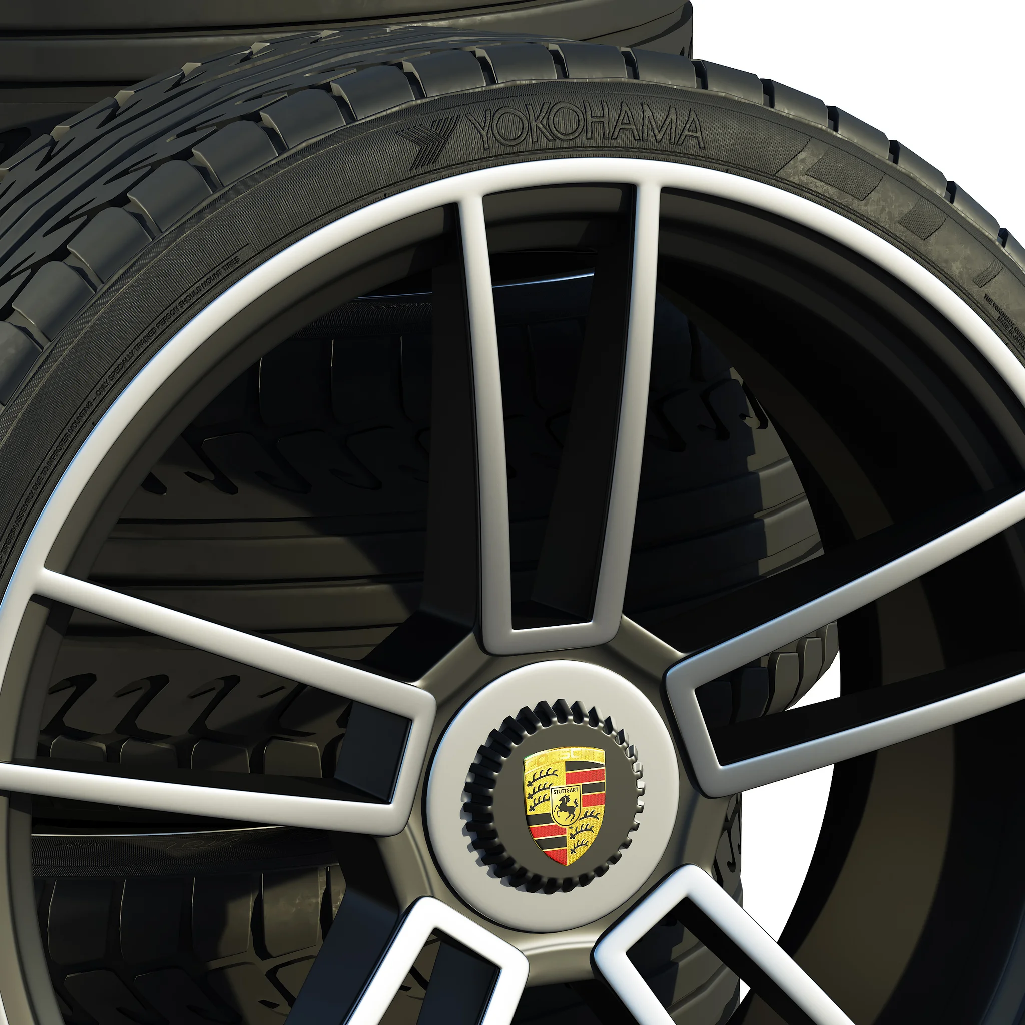 Porsche Tire 5 — 3D model preview 3