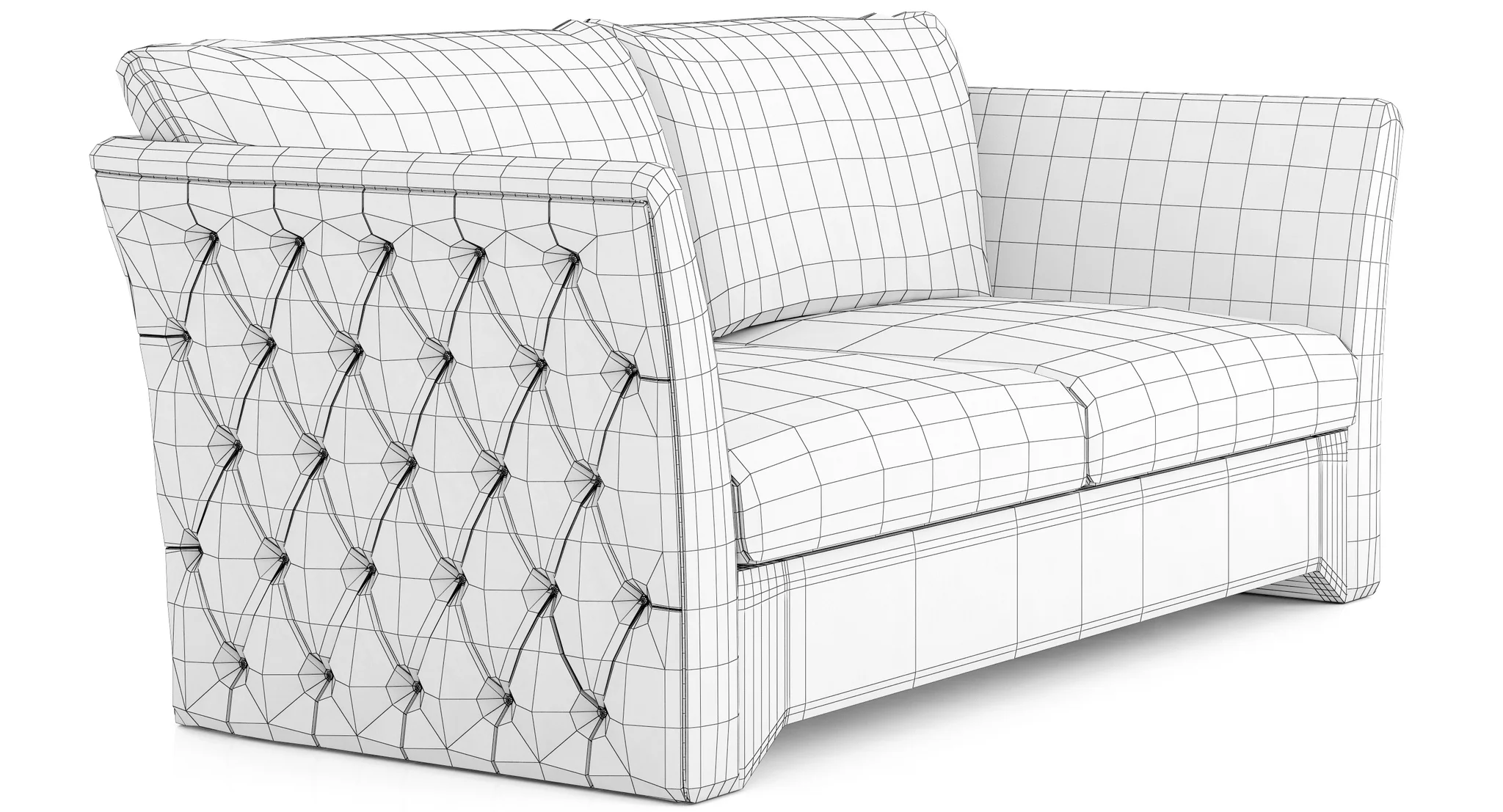 Smania Giano Sofa — 3D model preview 4