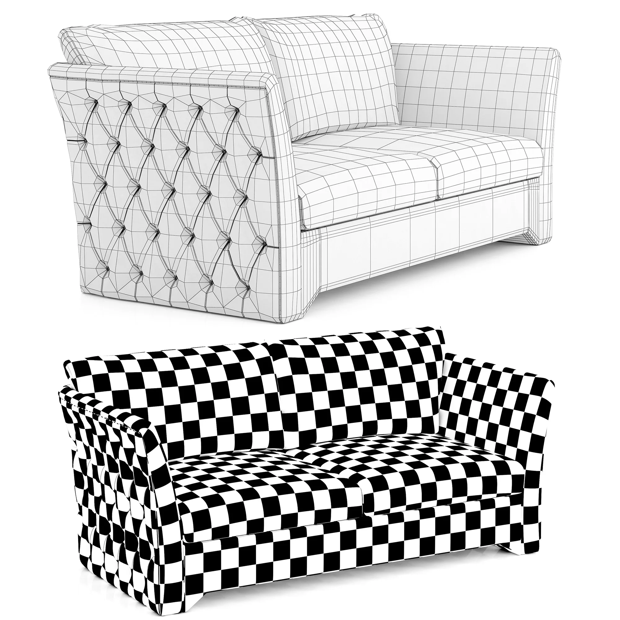 Smania Giano Sofa — 3D model preview 5