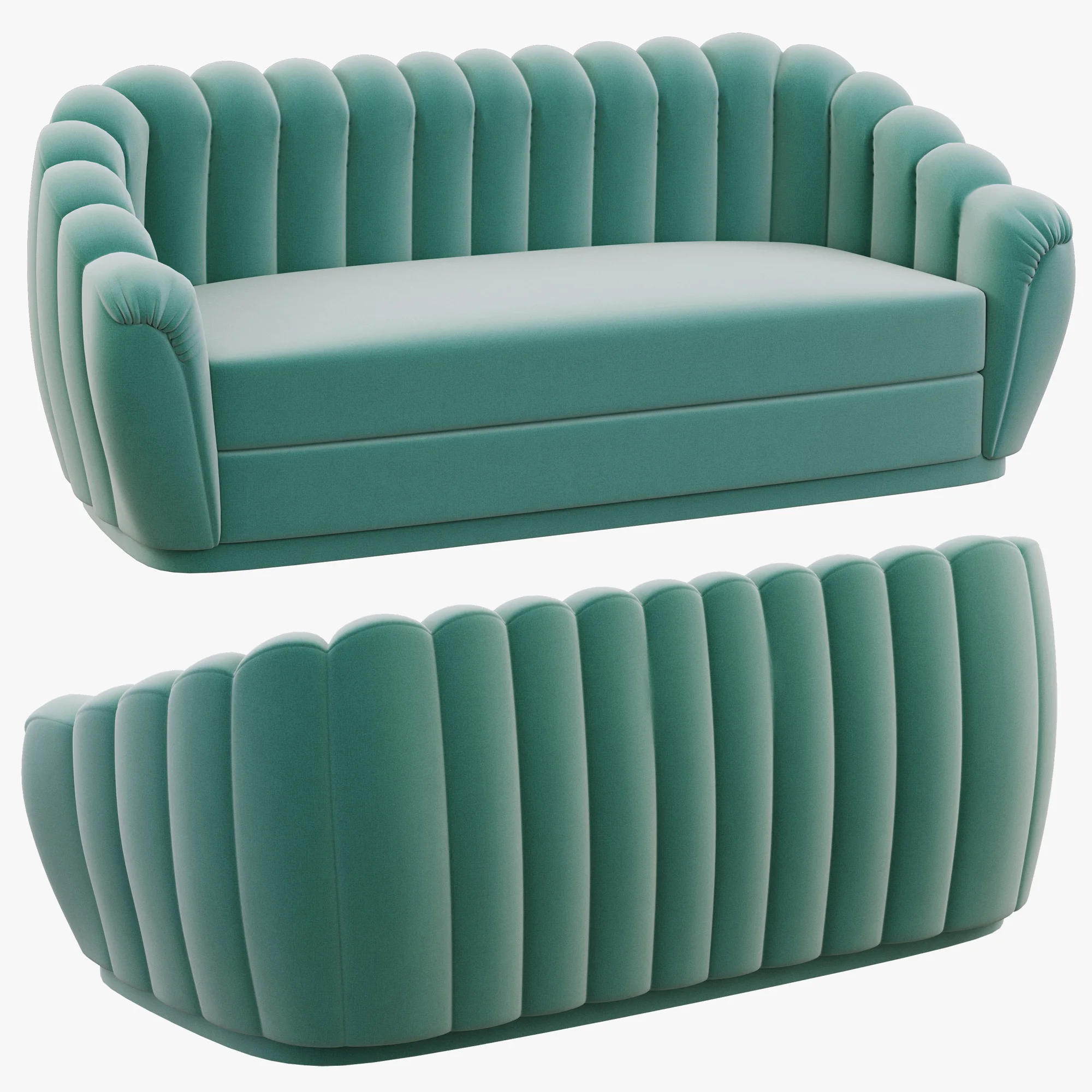 Brabbu Oreas Sofa — 3D model preview 2