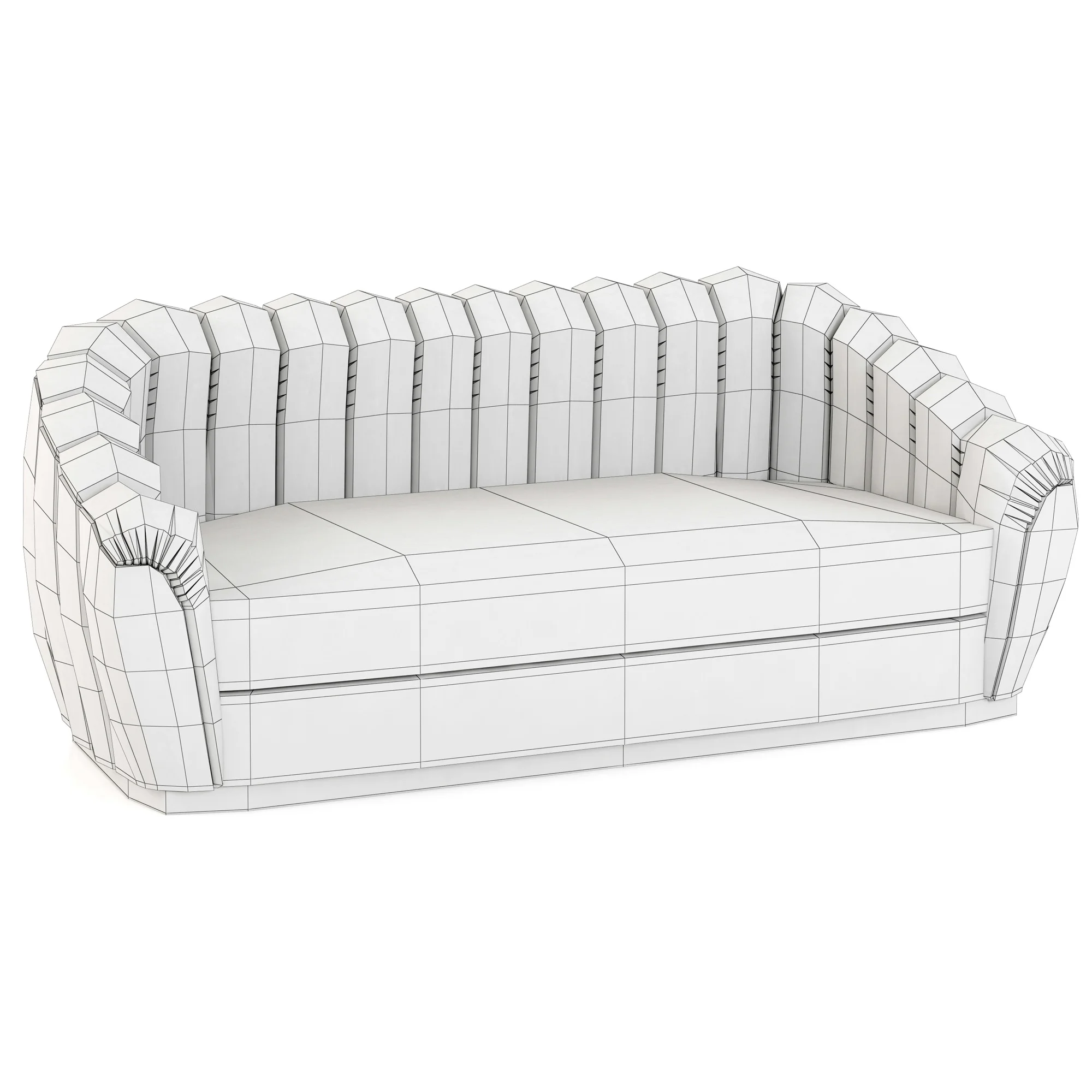 Brabbu Oreas Sofa — 3D model preview 5