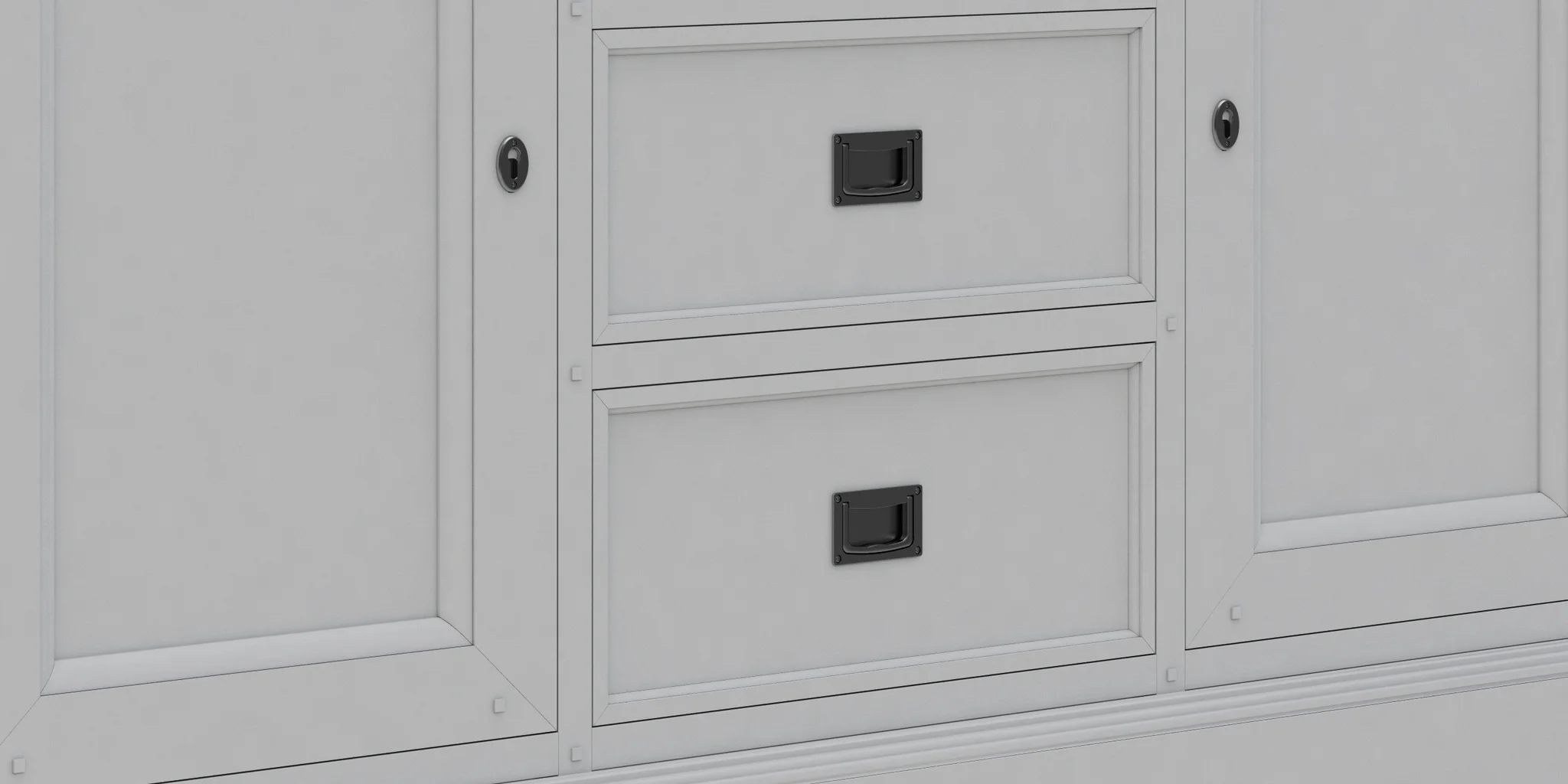 Dantone Home Oxford Drawer — 3D model preview 13